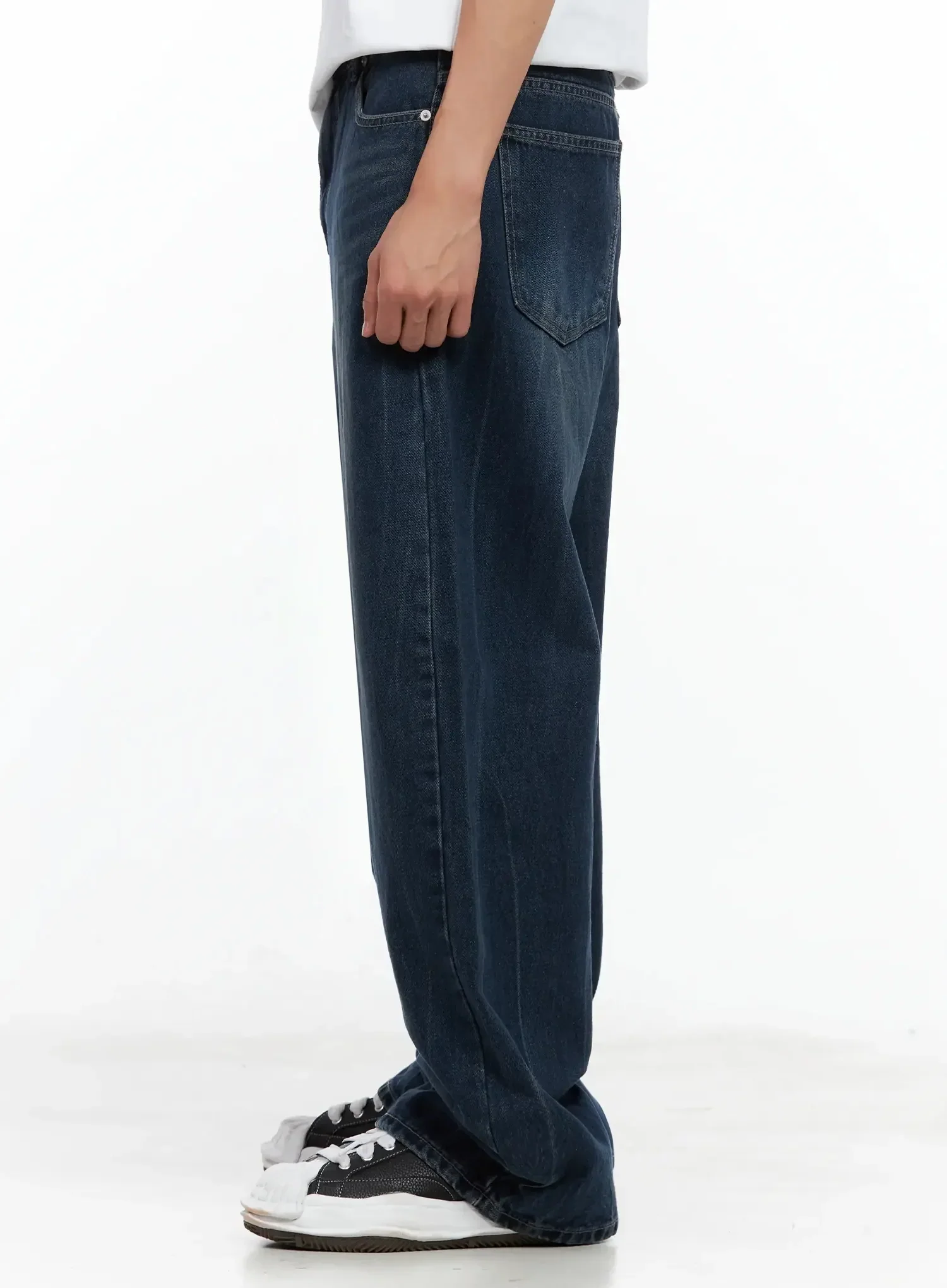 Men's Dark-Wash Vintage Jeans IL516 - Image 10
