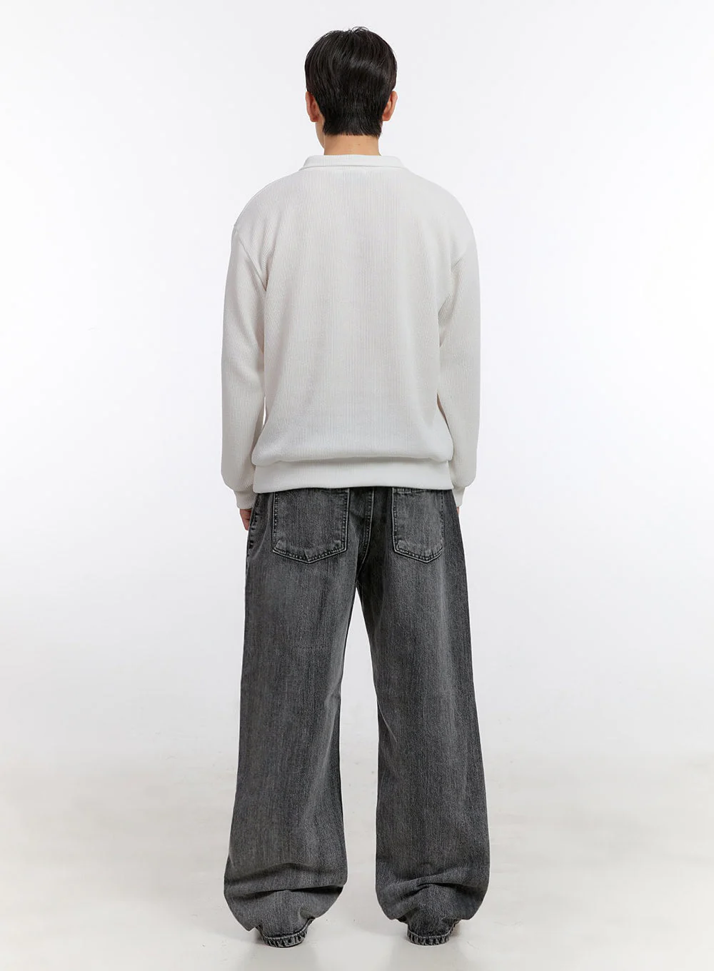 Men's Essential Collared Sweatshirt IM525 - Image 10