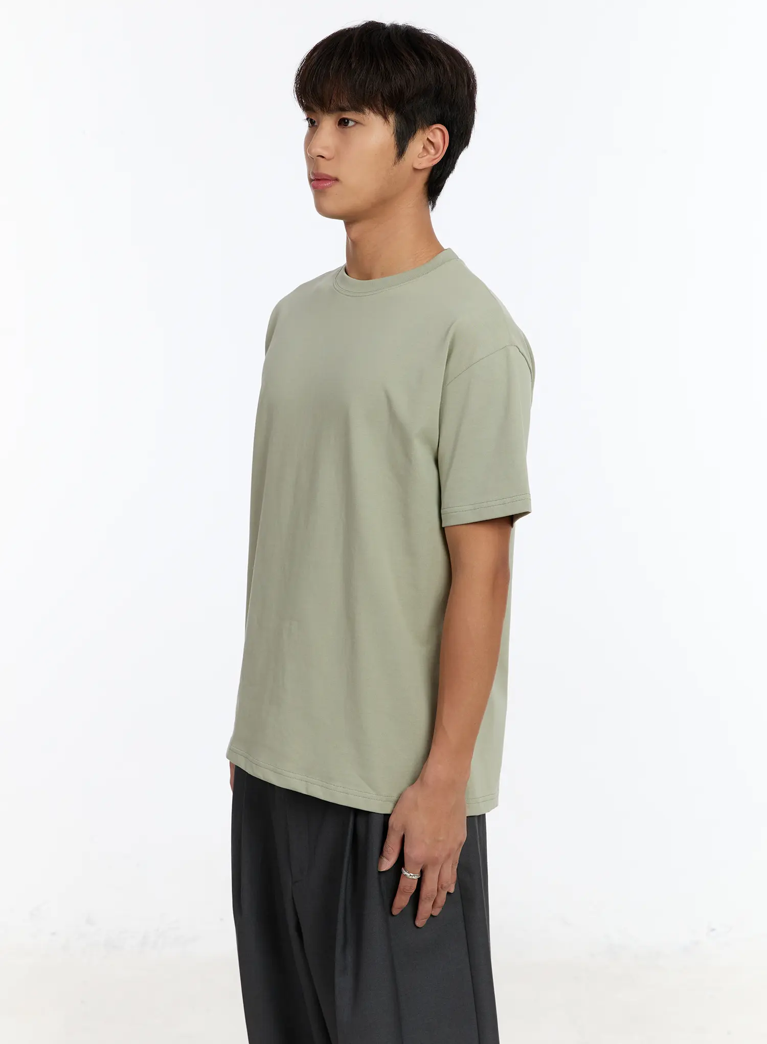 Men's Essential Slim Fit T-Shirt IM530 - Image 4