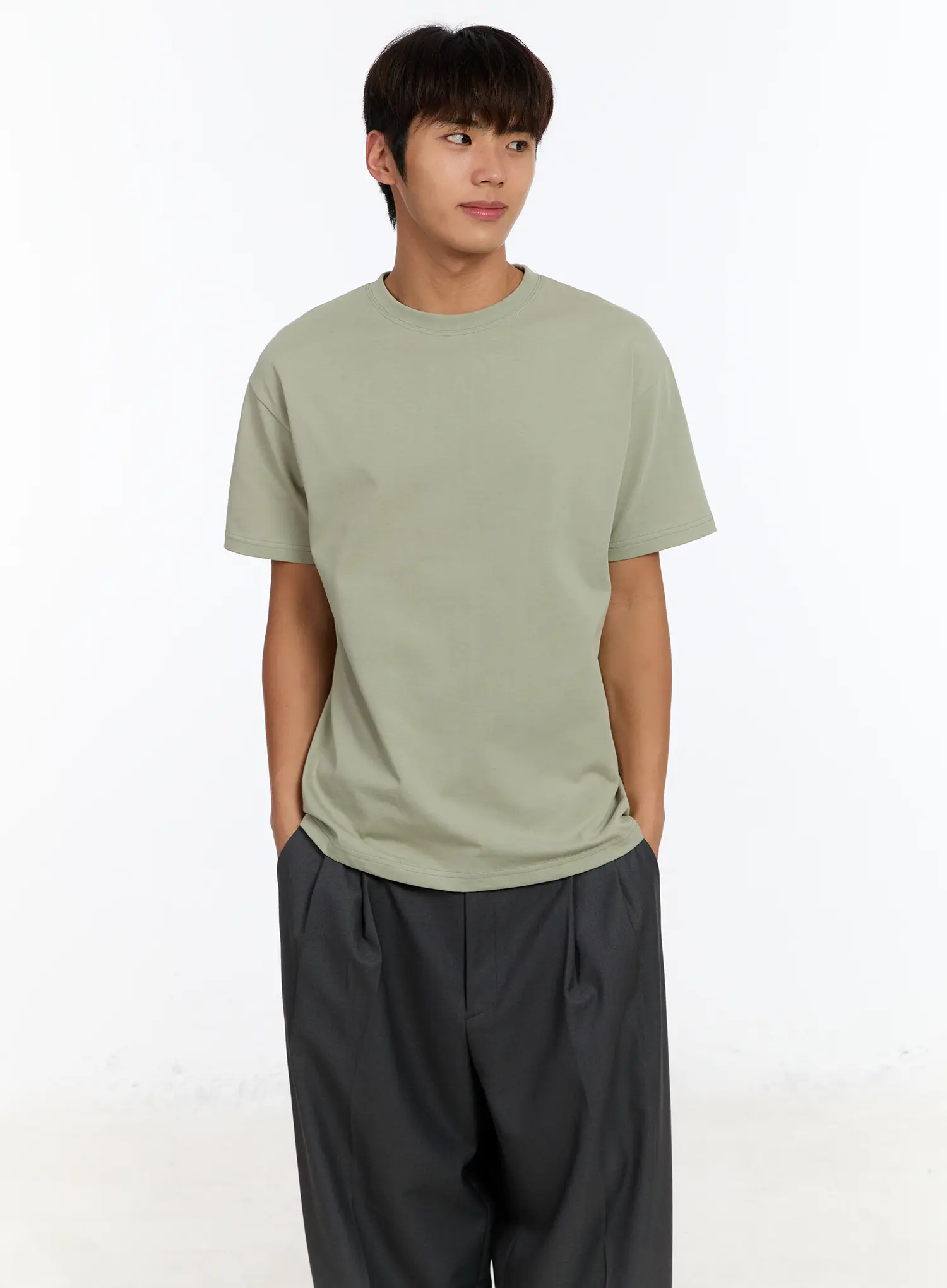 Men's Essential Slim Fit T-Shirt IM530 - Image 6