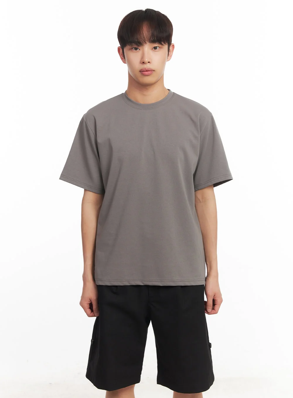 Men's Essential Solid T-Shirt IA518 - Image 10