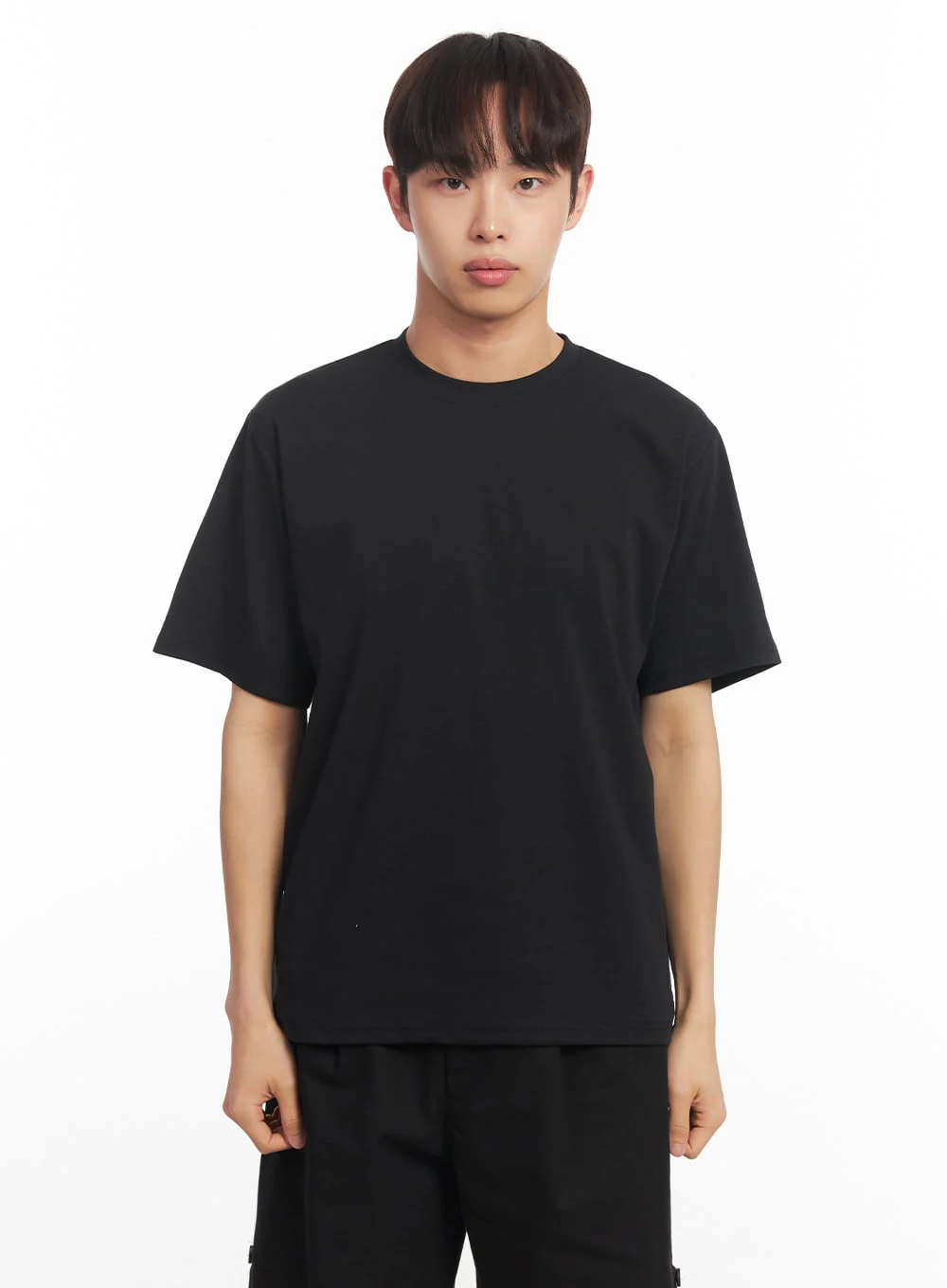 Men's Essential Solid T-Shirt IA518 - Image 11