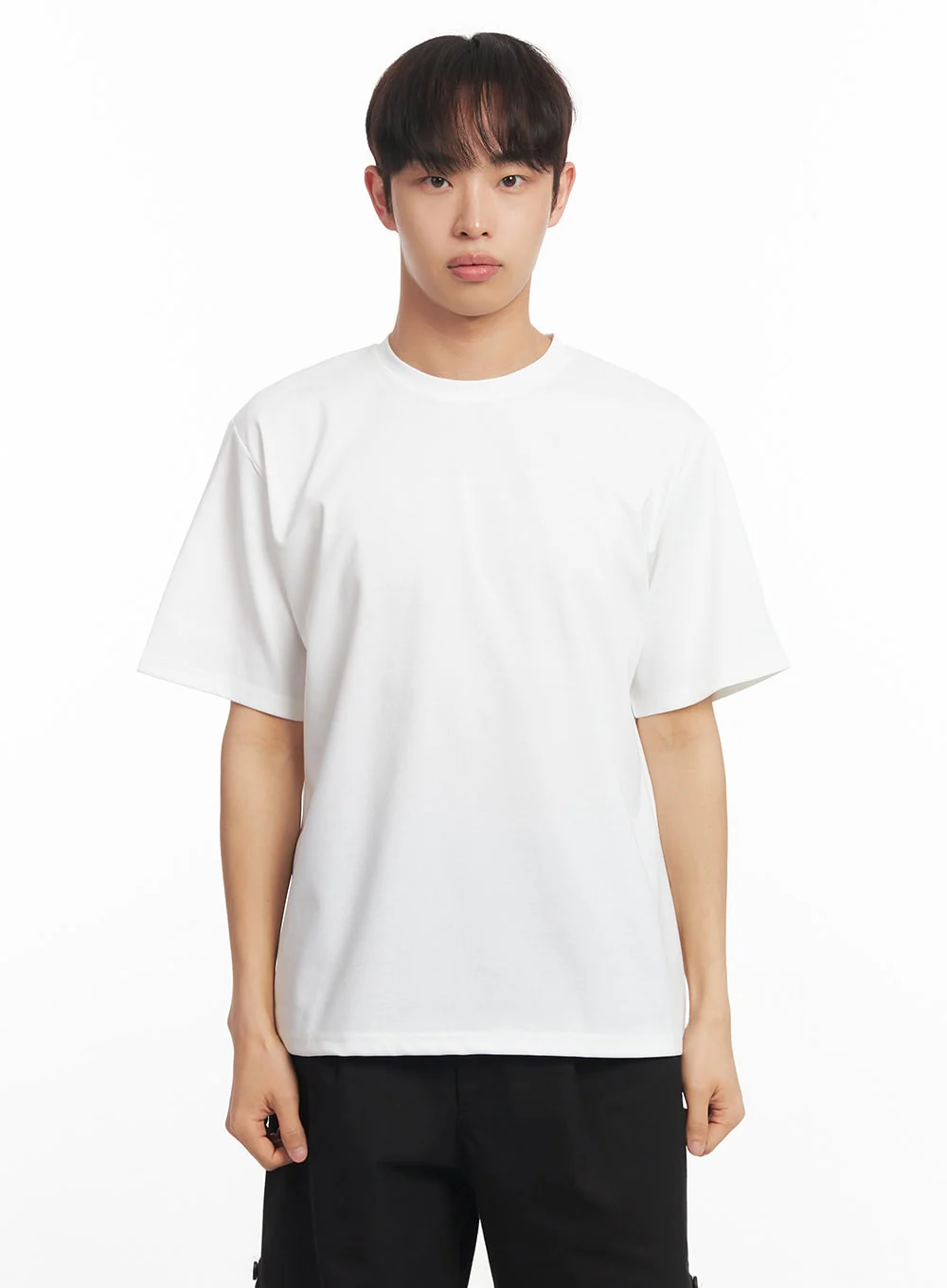 Men's Essential Solid T-Shirt IA518 - Image 13