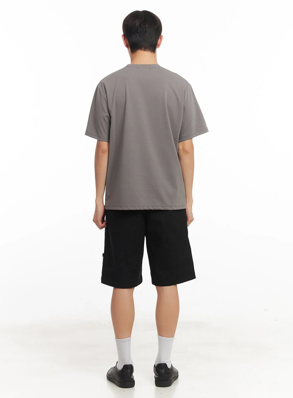 Men's Essential Solid T-Shirt IA518 - Image 8