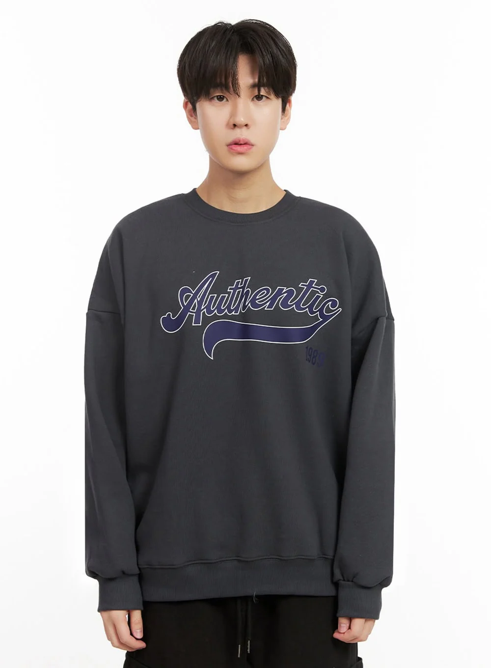 Men's Graphic Cotton Crew Neck IJ517 - Image 12