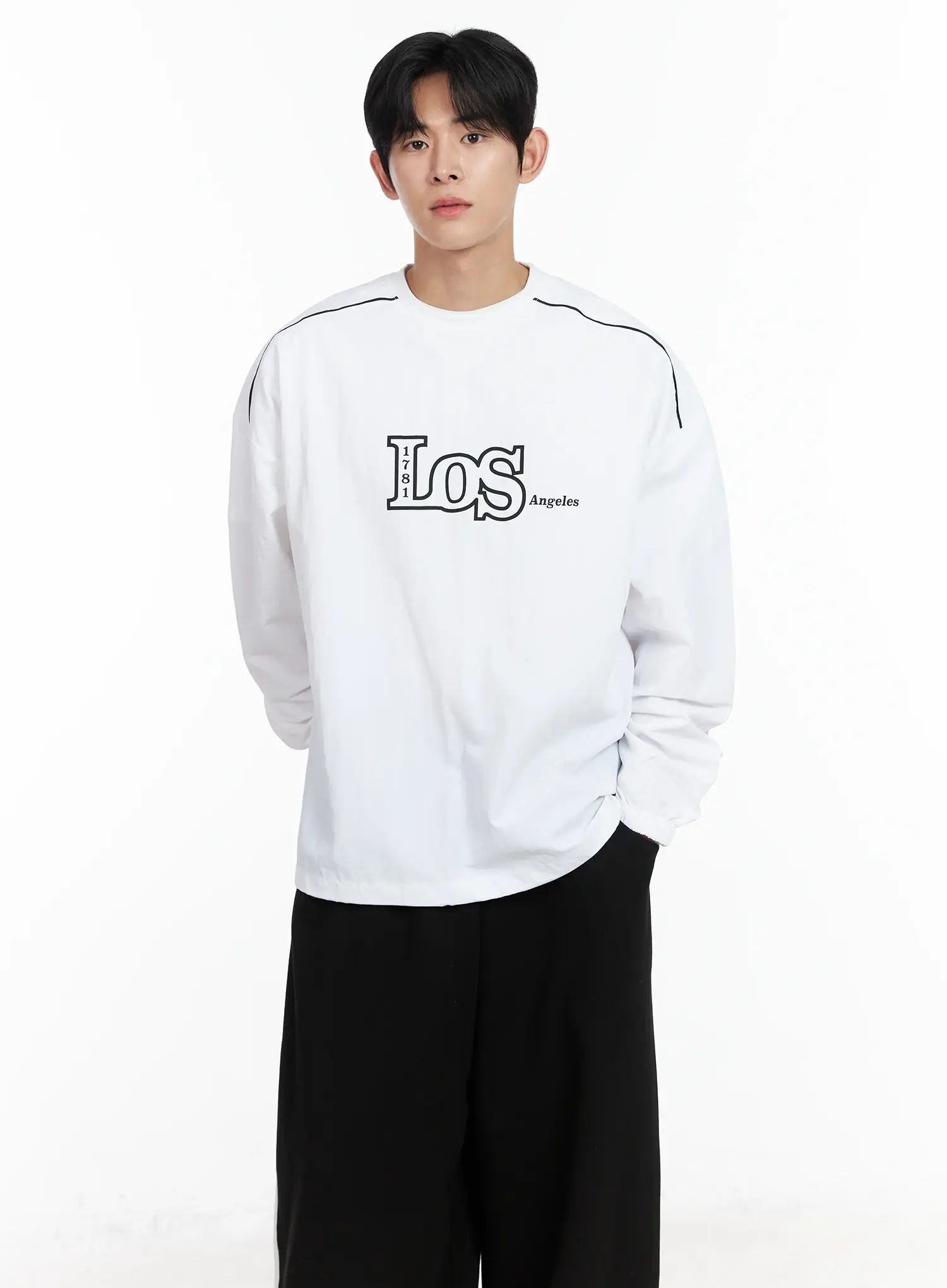 Men's Graphic Crewneck Sweatshirt IM523 - Image 7