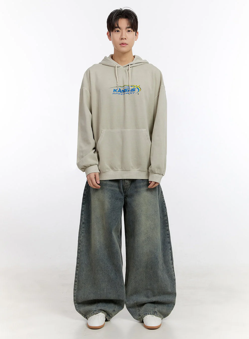 Men's Graphic Logo Hoodie IM525 - Image 7