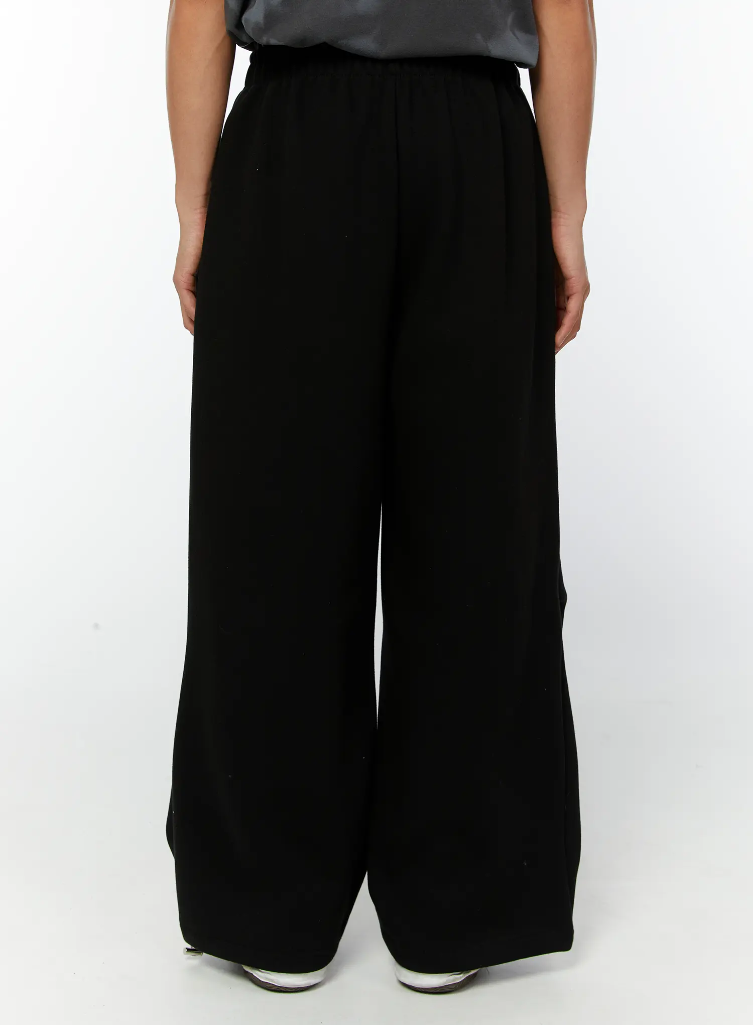 Men's Graphic Parachute String Sweatpants (Black) IY513 - Image 6
