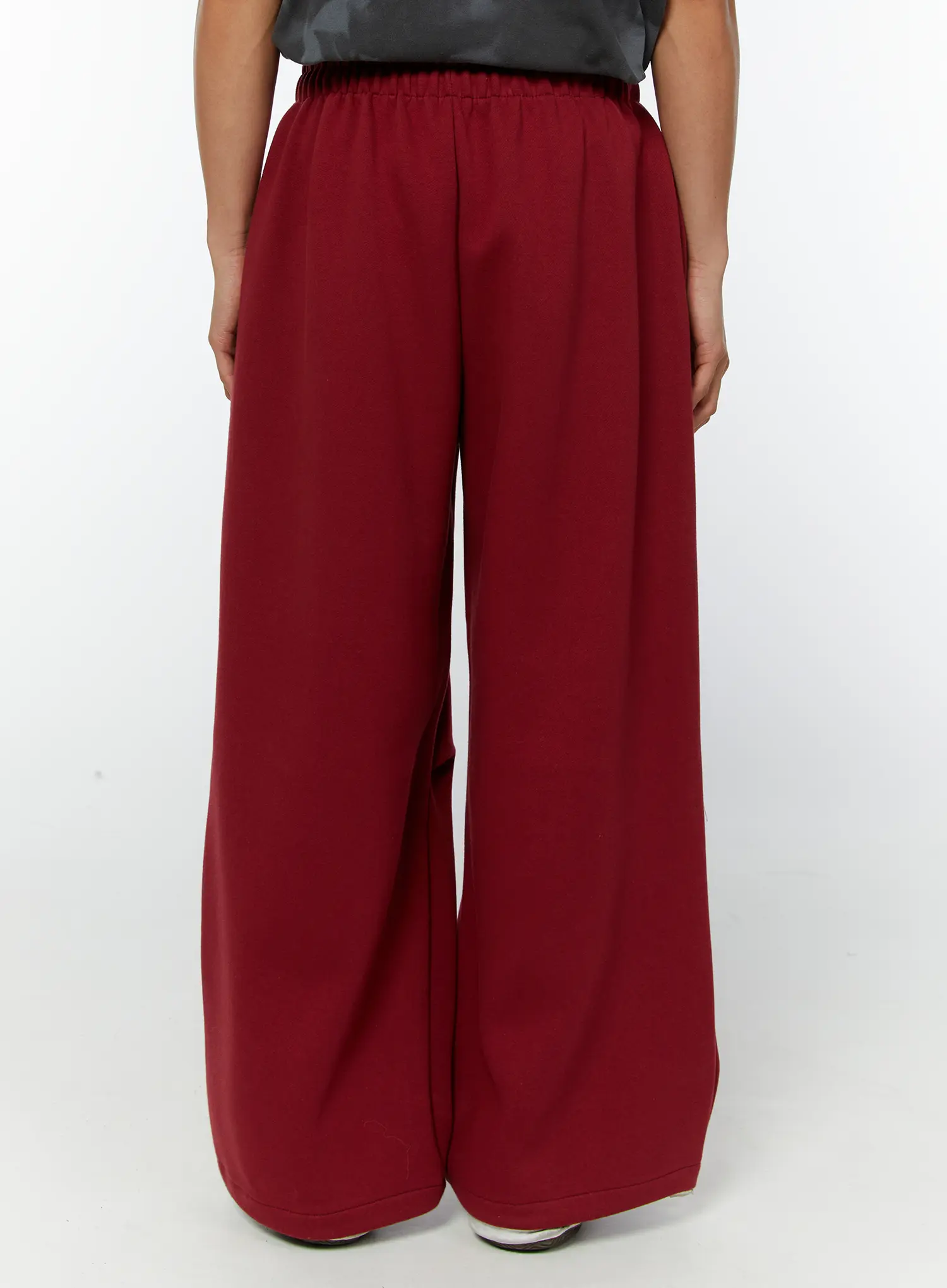 Men's Graphic Parachute String Sweatpants (Red) IY513 - Image 6