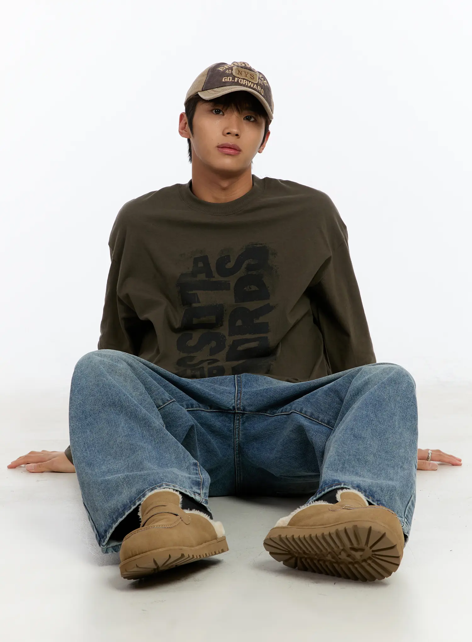 Men's Graphic Print Long Sleeve Tee IM530