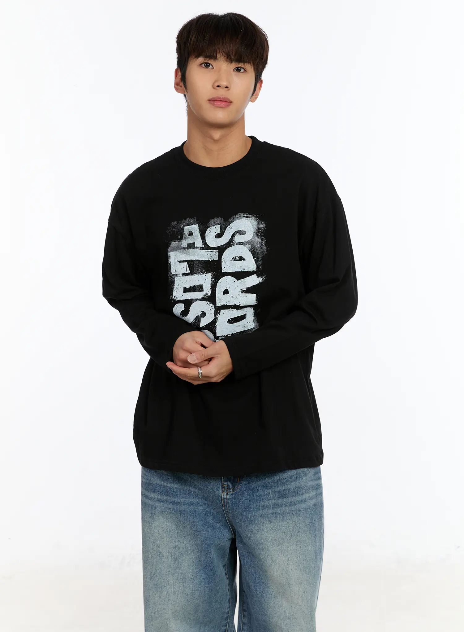 Men's Graphic Print Long Sleeve Tee IM530 - Image 10