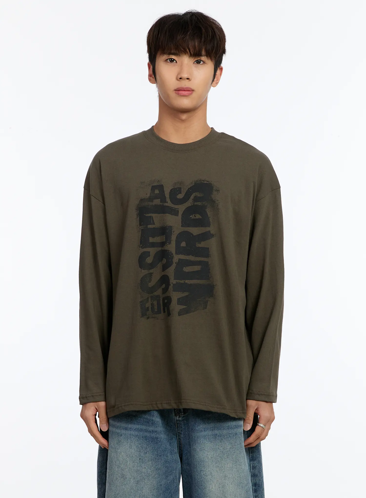 Men's Graphic Print Long Sleeve Tee IM530 - Image 11