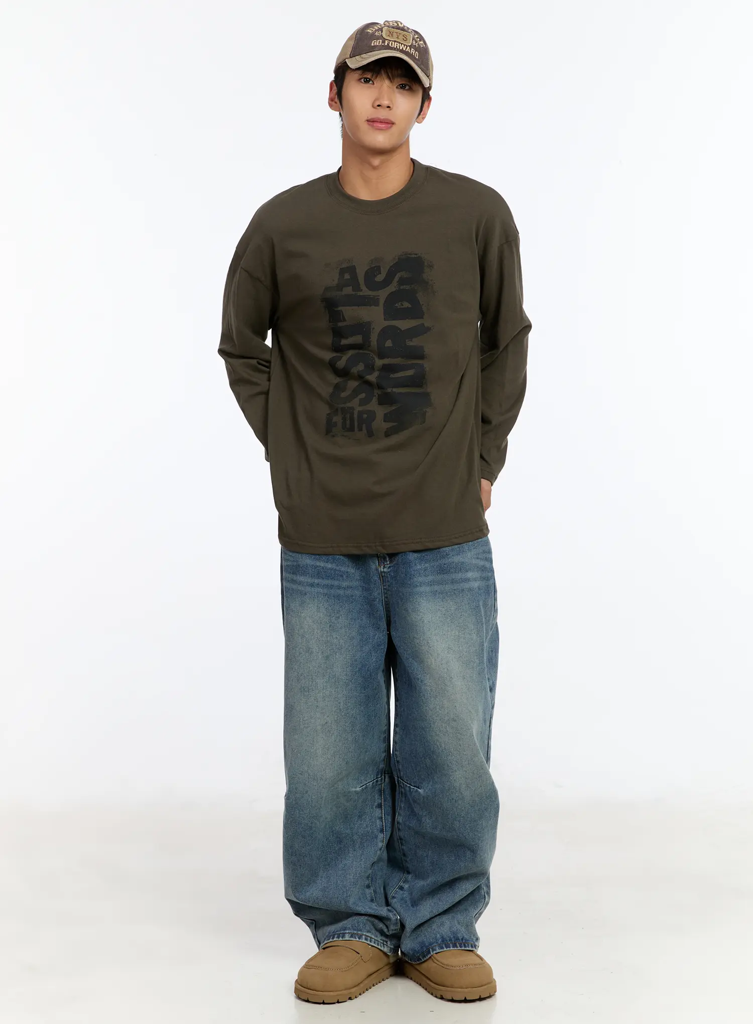 Men's Graphic Print Long Sleeve Tee IM530 - Image 6