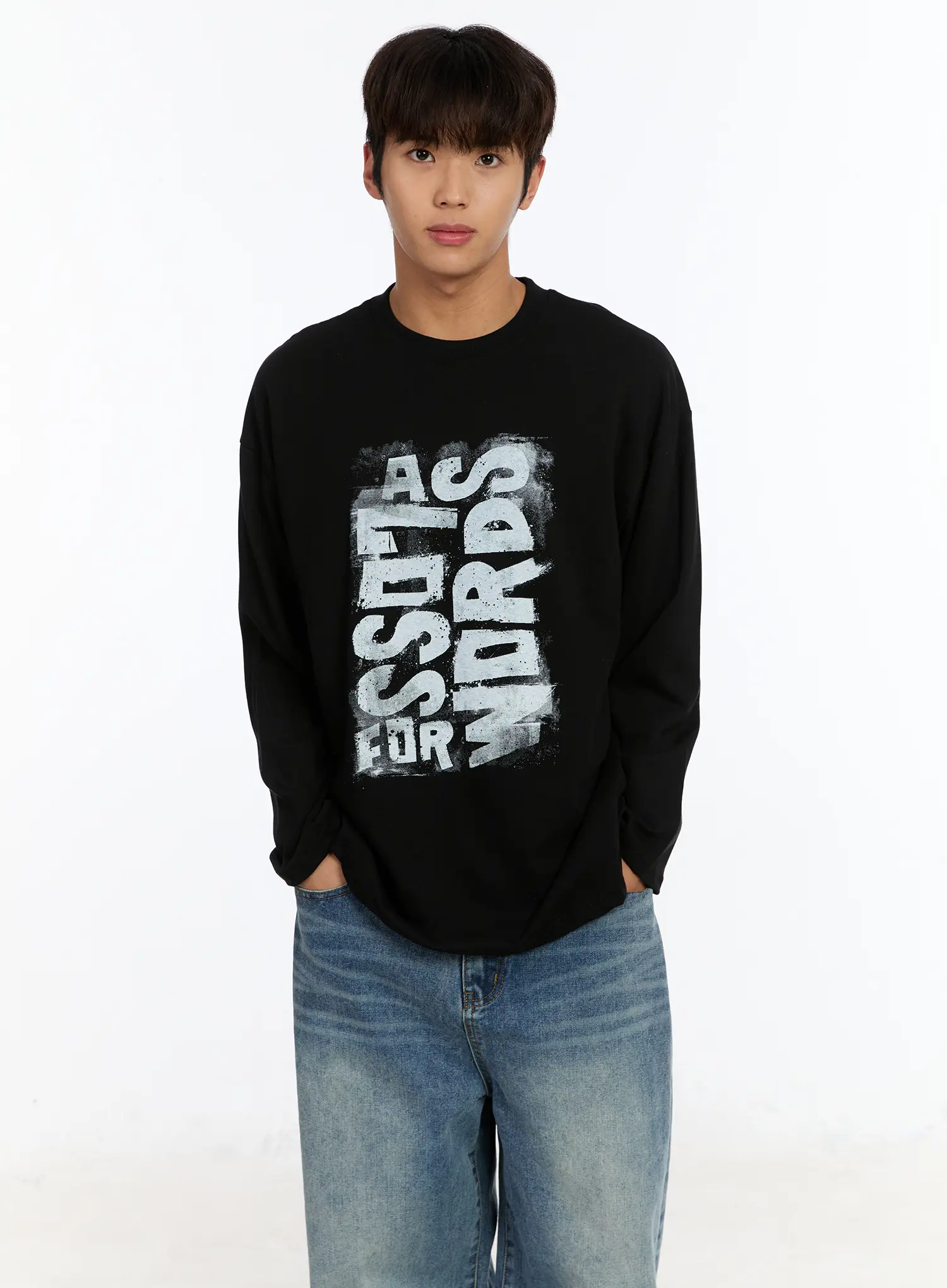 Men's Graphic Print Long Sleeve Tee IM530 - Image 9