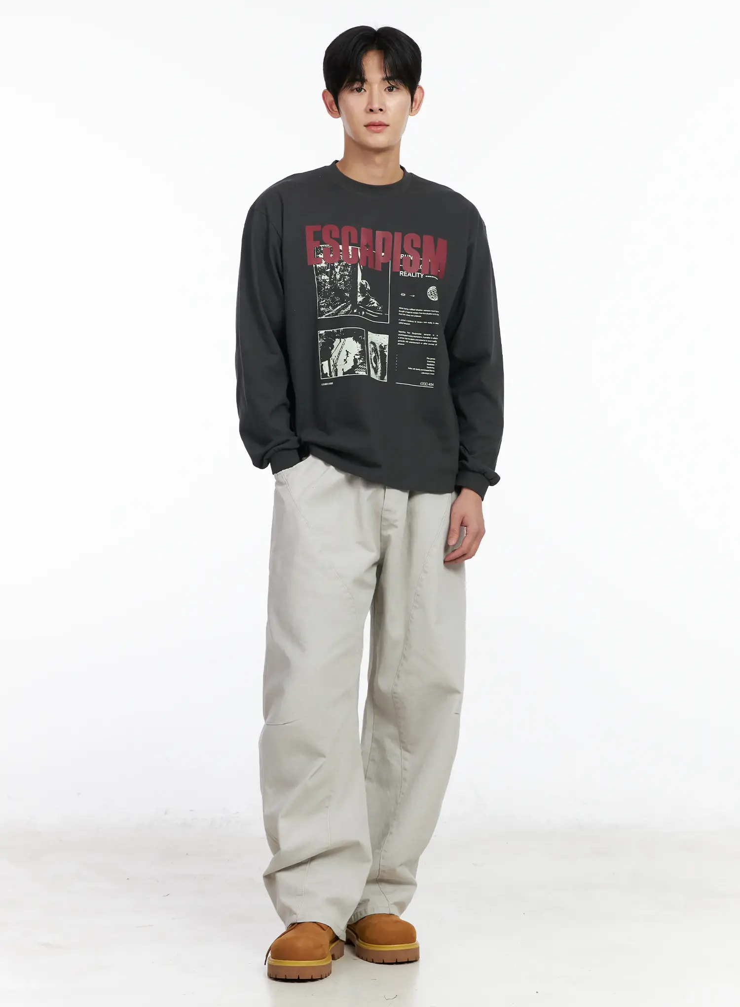 Men's Graphic Round Neck Tee IM523 - Image 6