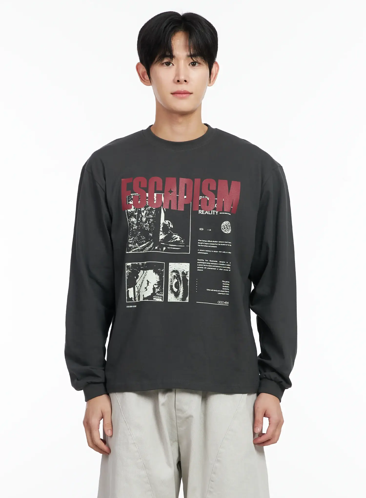 Men's Graphic Round Neck Tee IM523 - Image 8