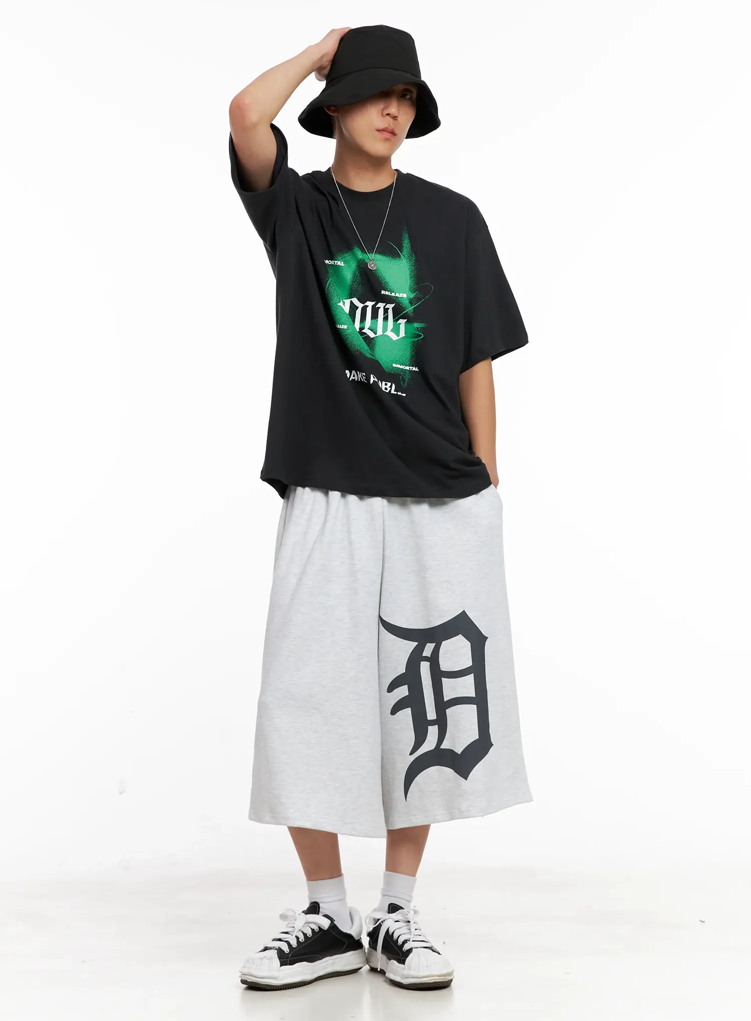 Men's Graphic Sweatshorts IL521 - Image 16