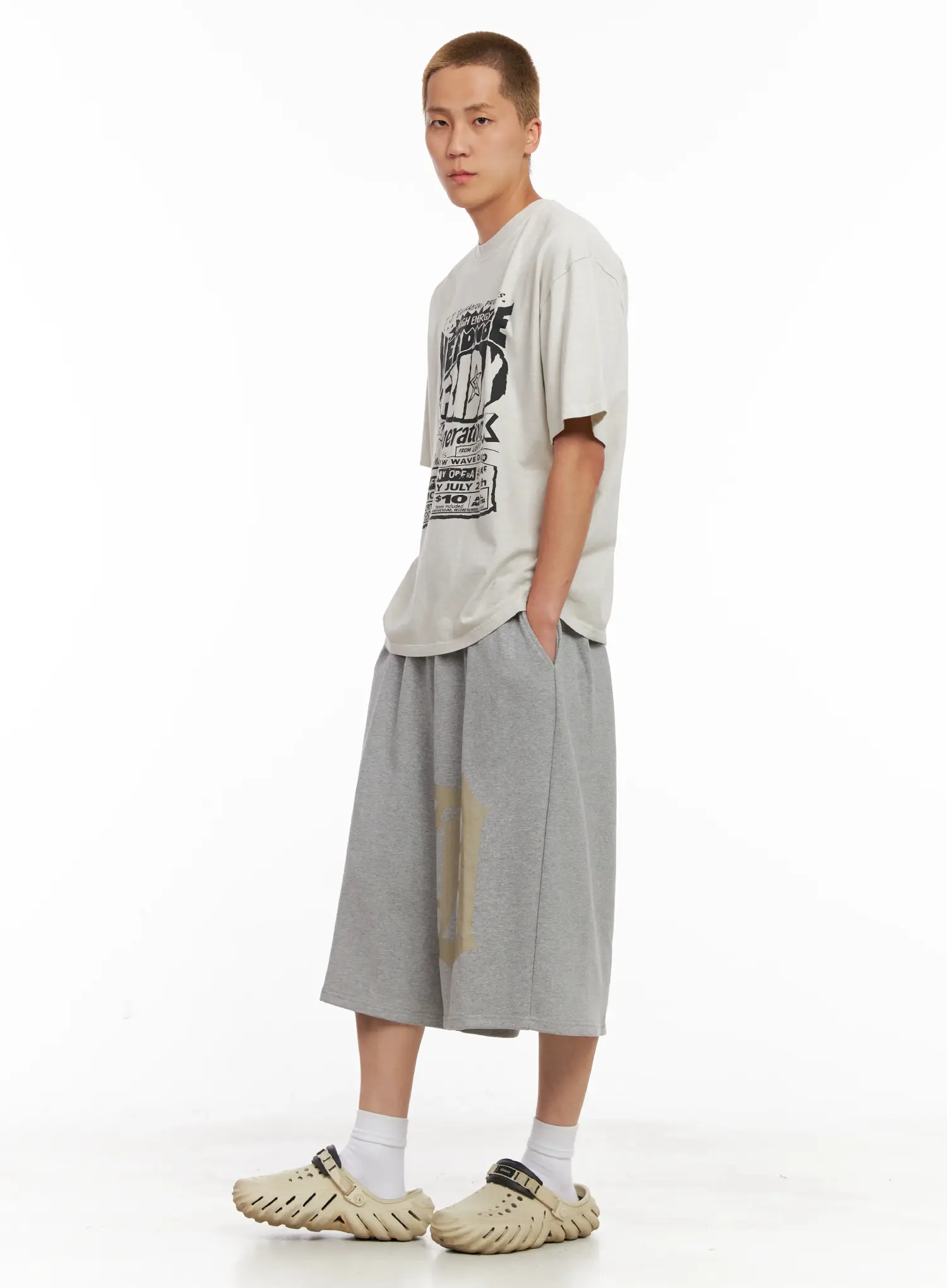 Men's Graphic Sweatshorts IL521 - Image 17