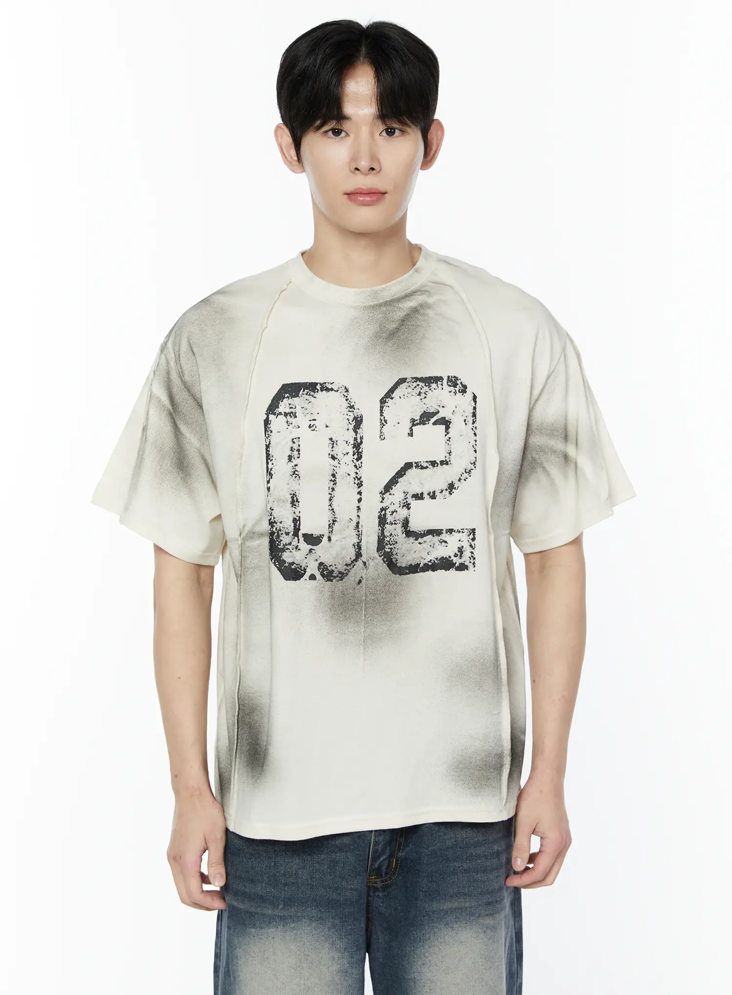 Men's Grunge Style Graphic T-Shirt IA530 - Image 8