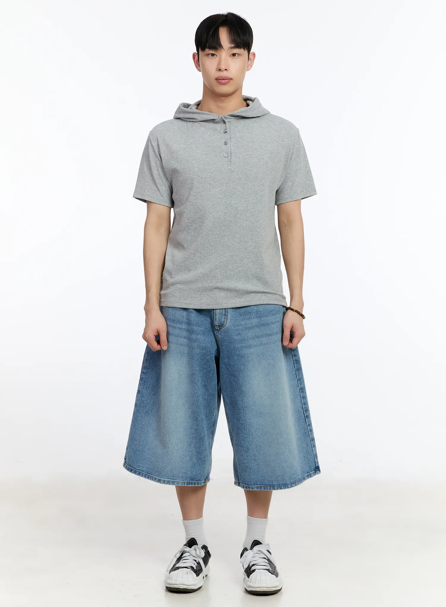Men's Hooded Short Sleeve Tee IA507 - Image 4