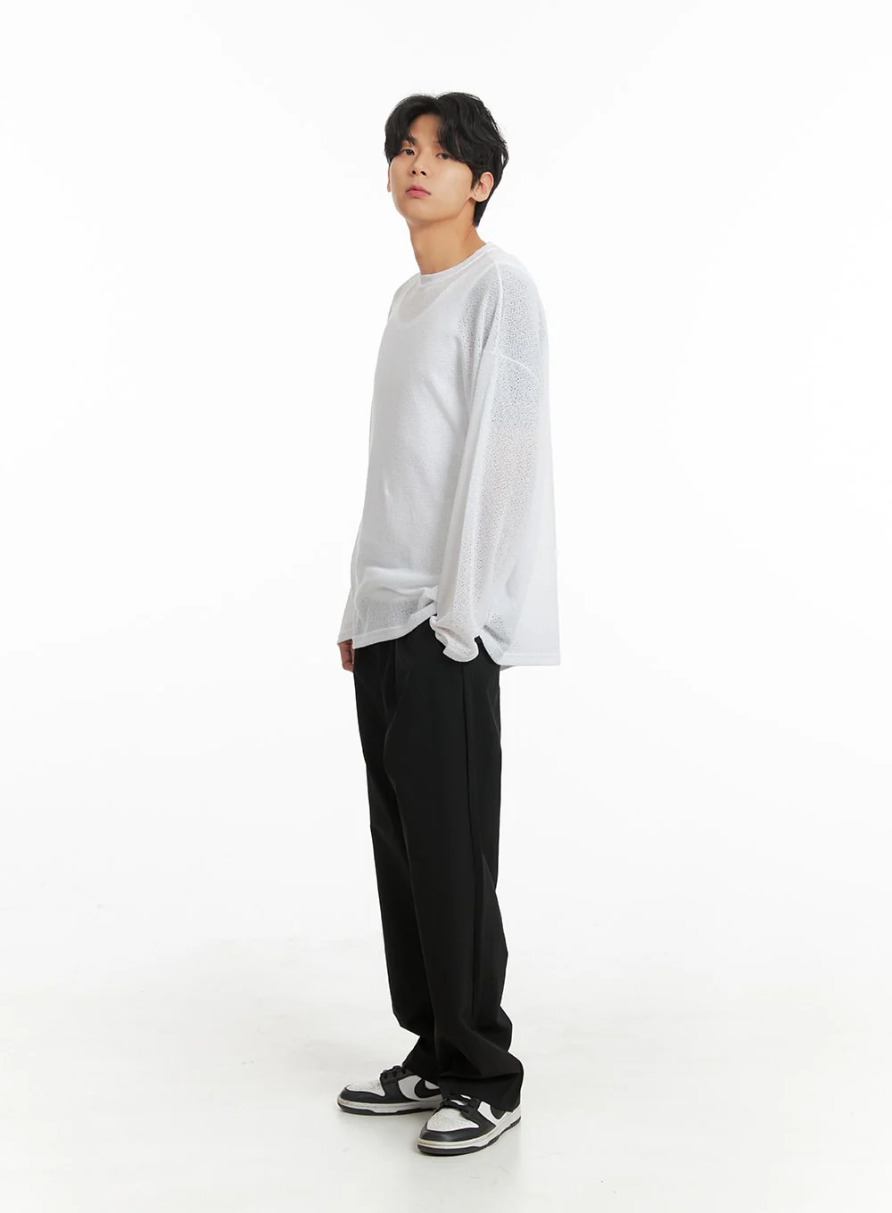 Men's Linen Blend Light Sweater IA401 - Image 6