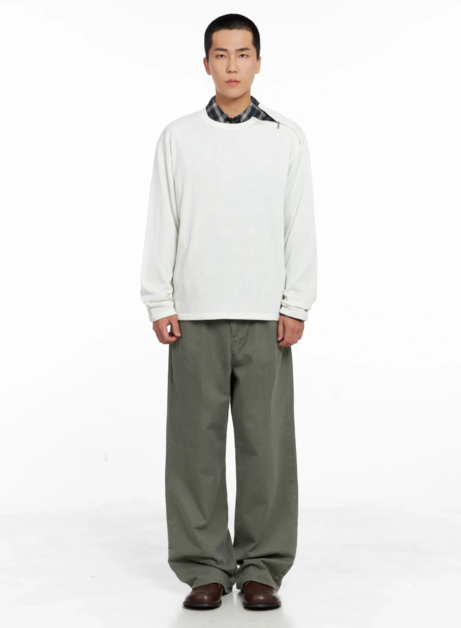 Men's Lost Baggy Jeans IG529 (Dark Green) - Image 3