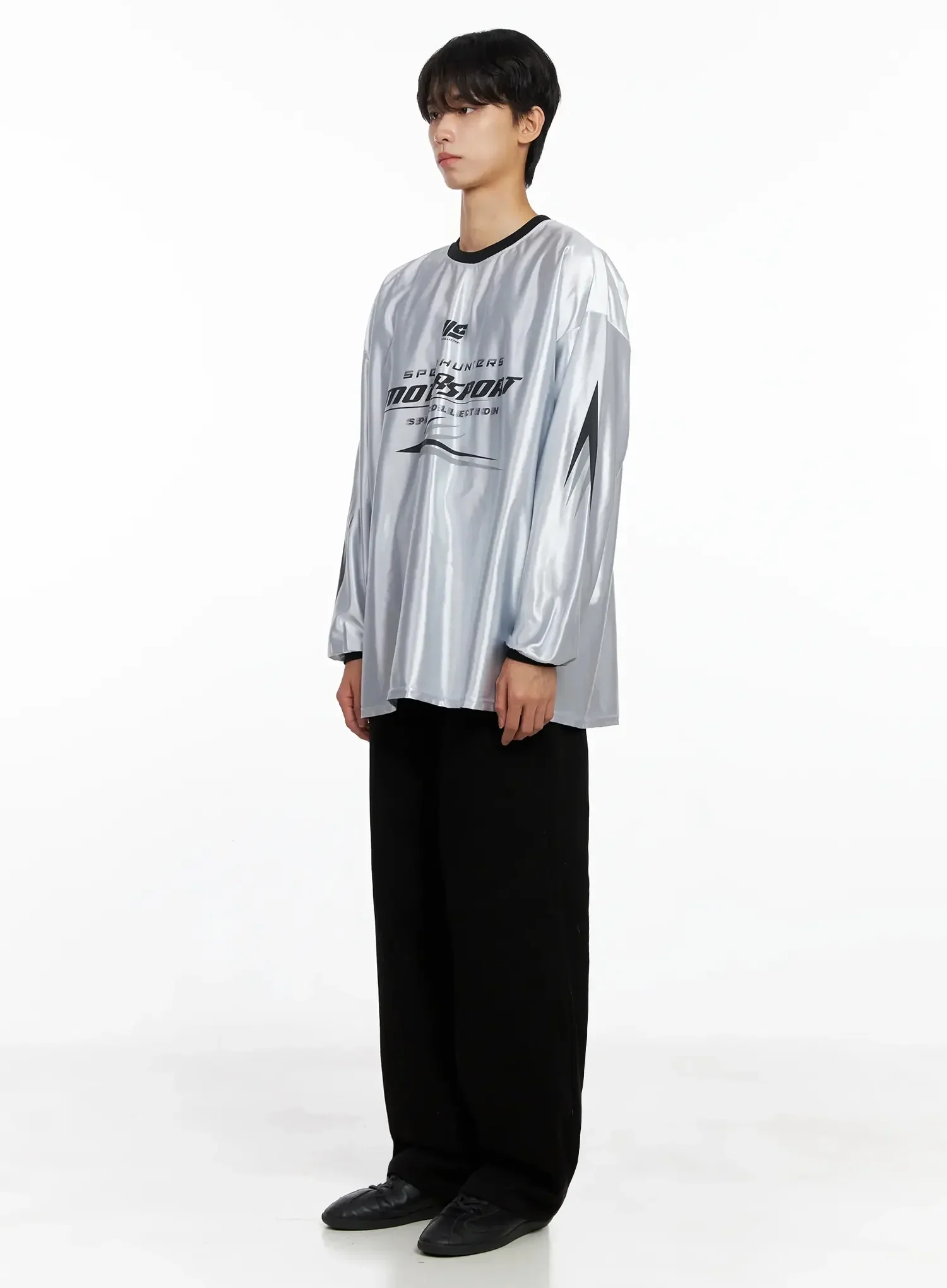 Men's Metallic Sporty Long Sleeve IO516 - Image 10
