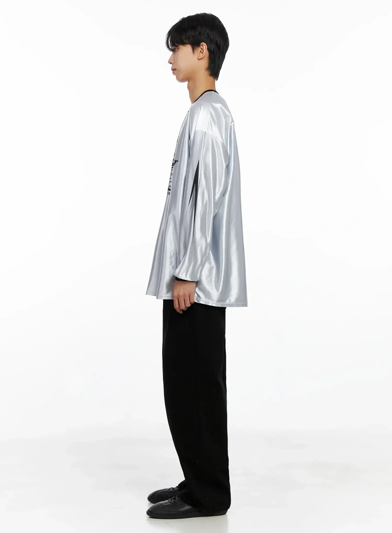 Men's Metallic Sporty Long Sleeve IO517 - Image 11