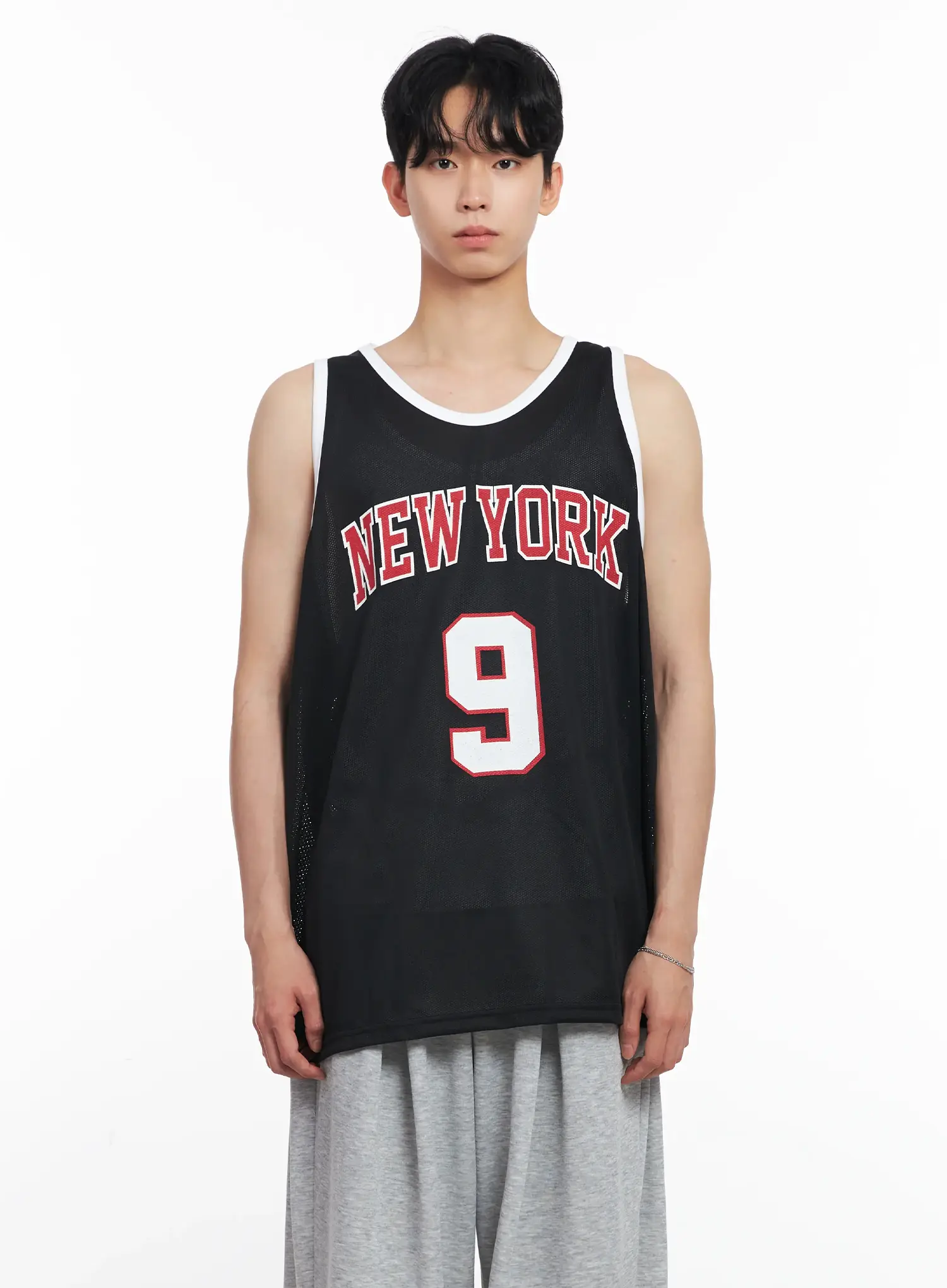 Men's "New York" Mesh Jersey Tank IL504 - Image 15