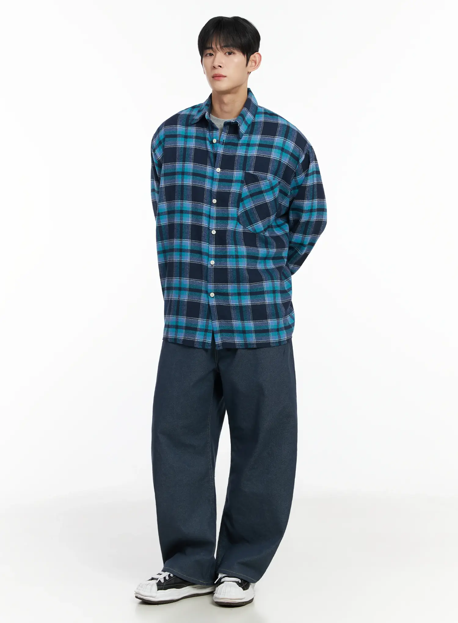 Men's No-Fade Stitched Jeans IF516 - Image 8