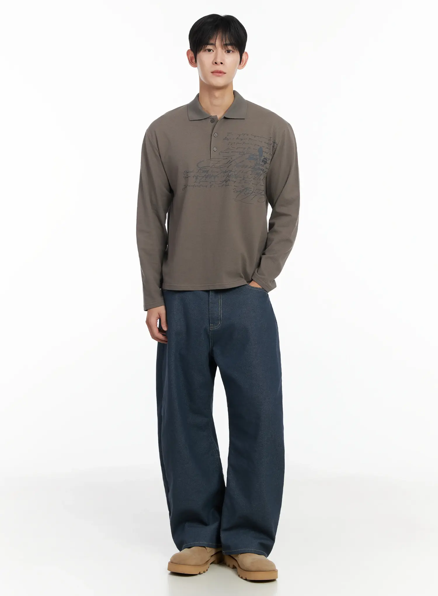 Men's No-Fade Stitched Jeans IF516 - Image 9