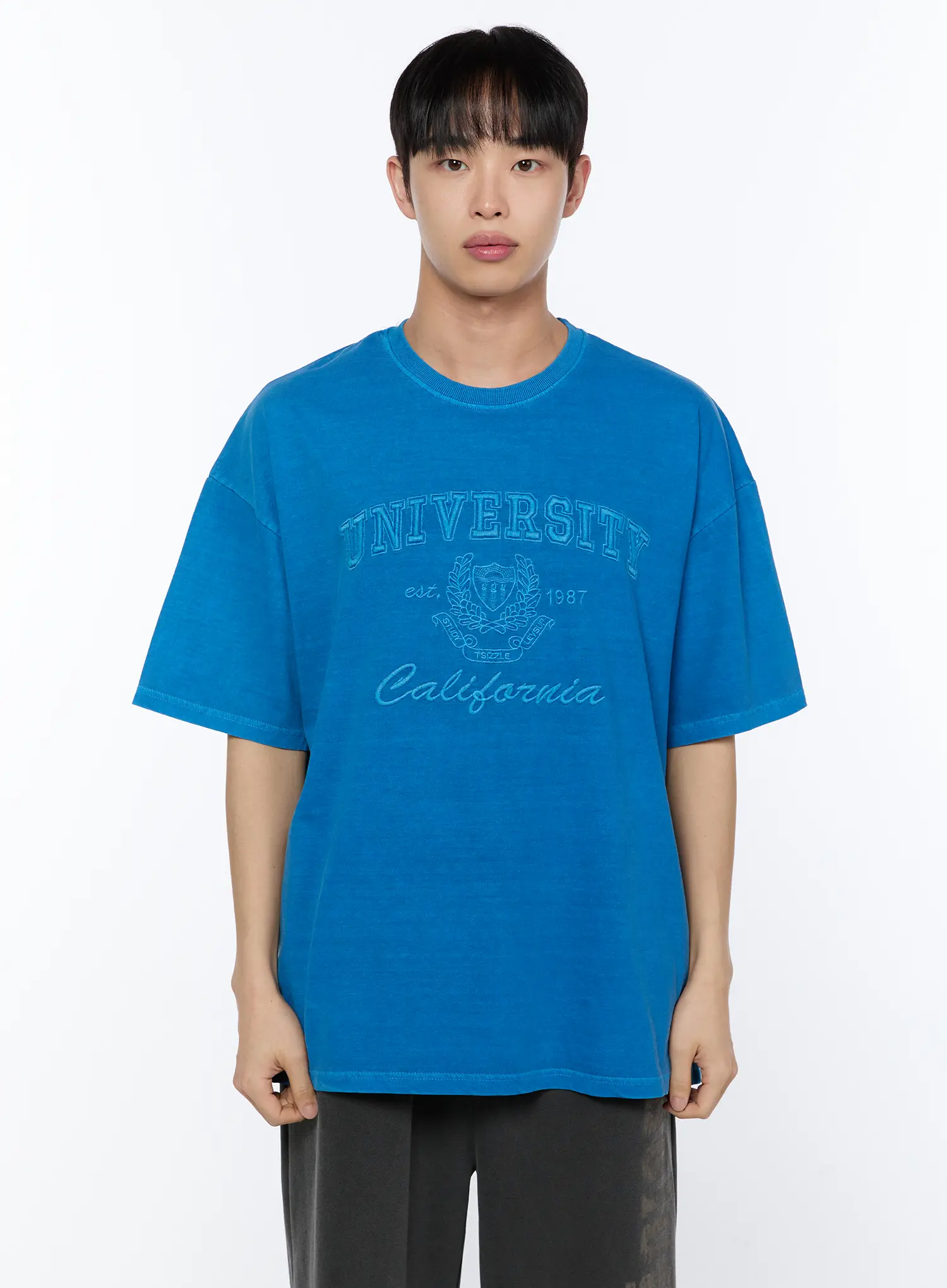 Men's Oversized Graphic Tee IA520 - Image 13