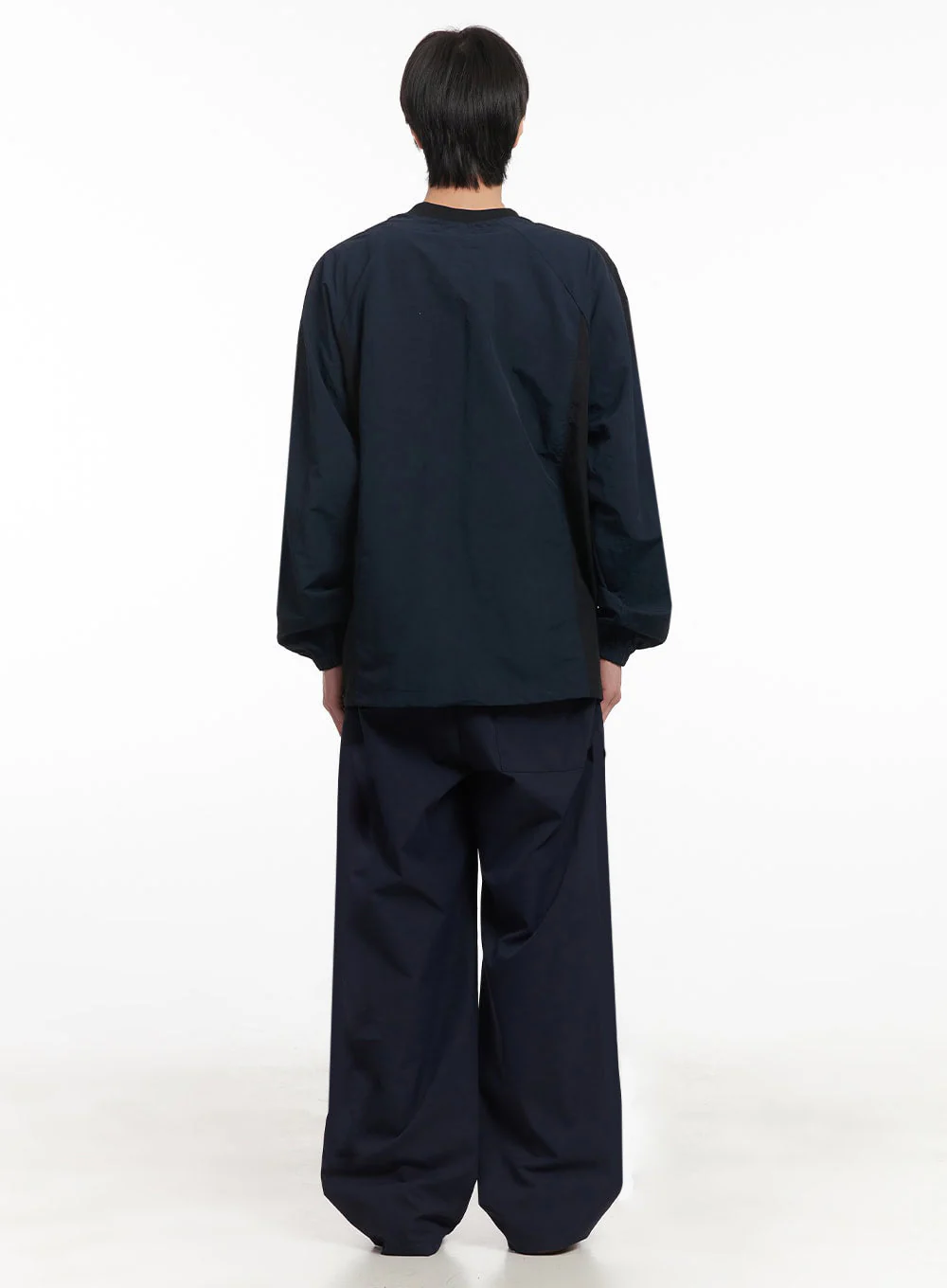 Men's Pintuck Windbreaker Sweatpants IA510 - Image 9