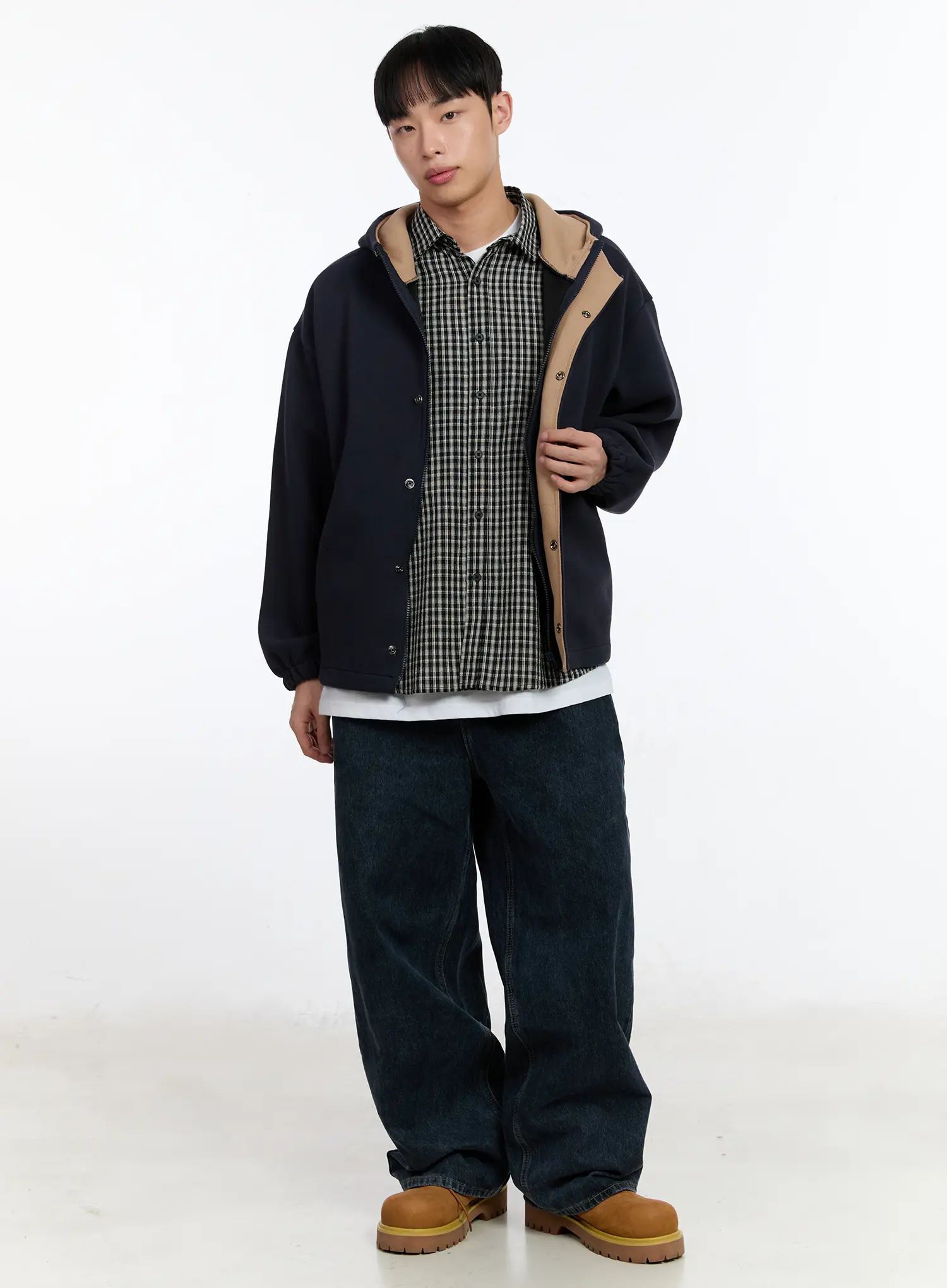 Men's Relaxed Baggy Jeans IA508 - Image 4