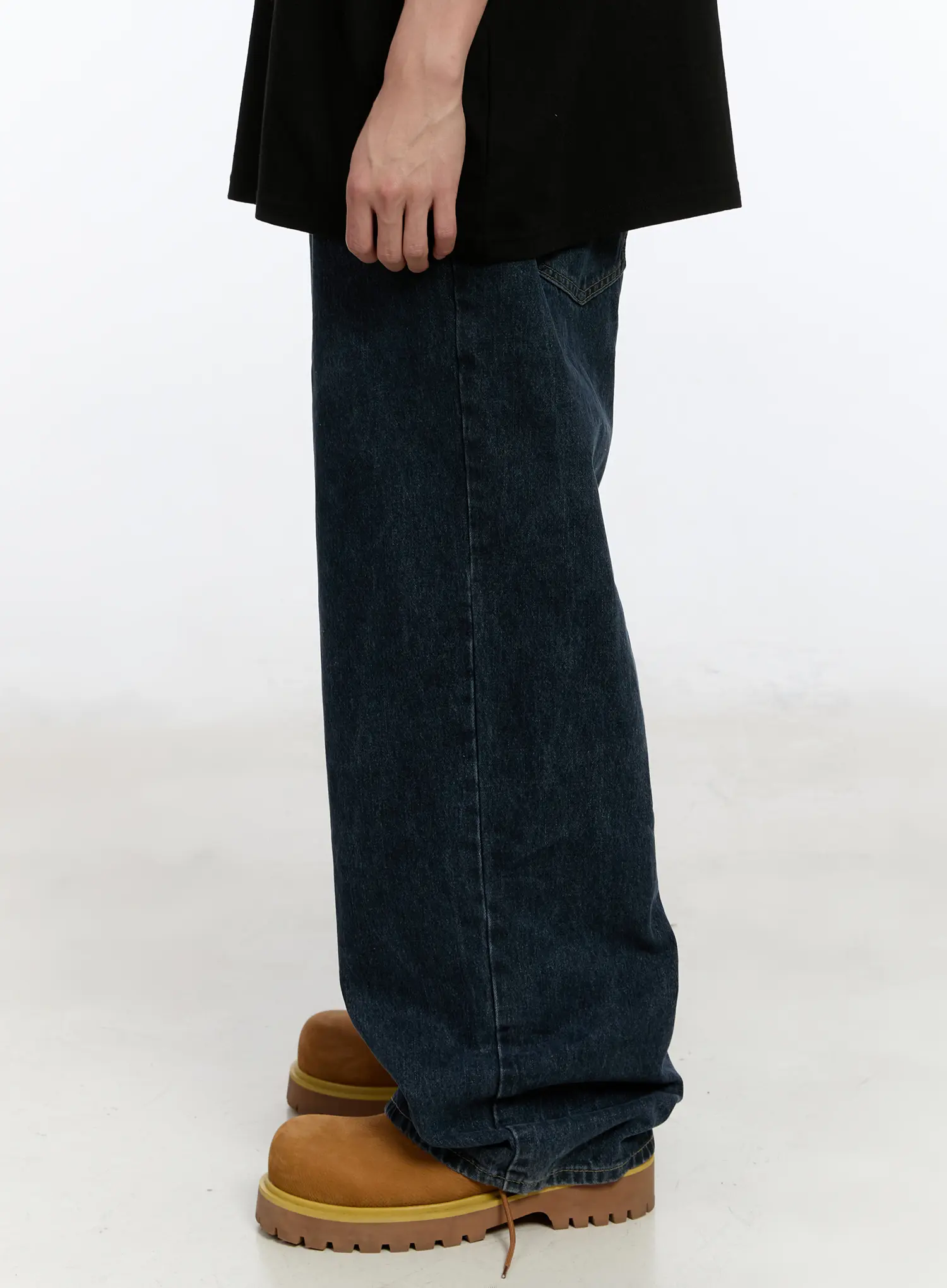 Men's Relaxed Baggy Jeans IA508 - Image 7