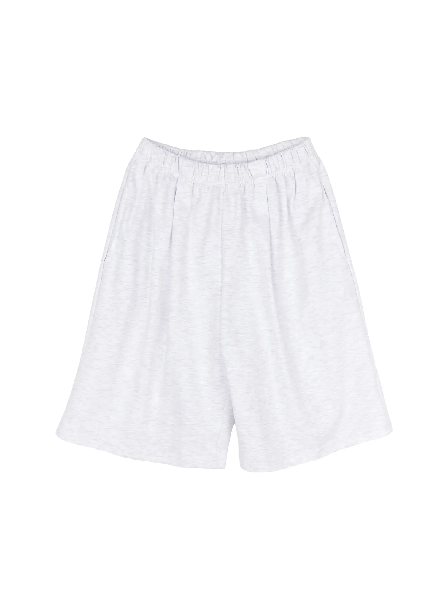 Men's Relaxed-Fit Sweatshorts (Light Gray) IA517 - Image 7