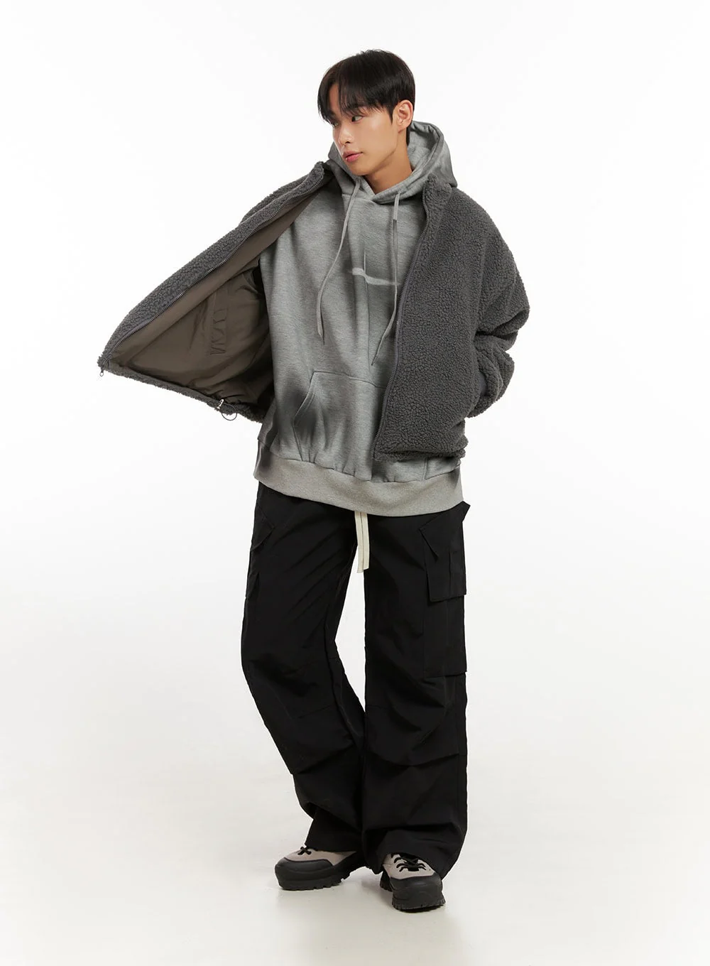 Men's Reversible Puffer Jacket ID406 - Image 3