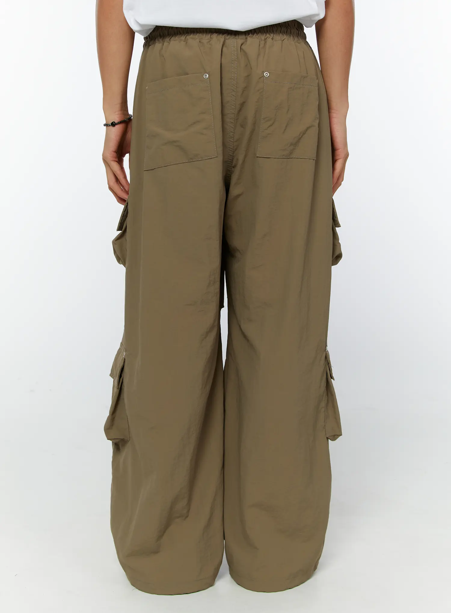 Men's Rivet String Cargo Pants IY508 - Image 9