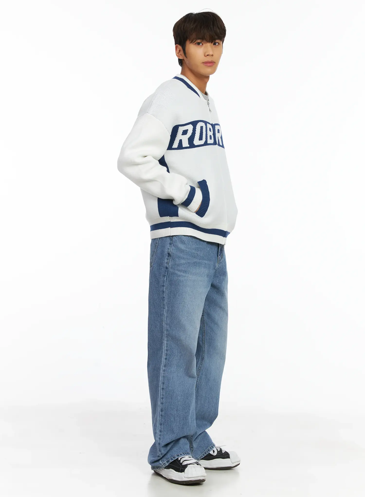 Men's Semi-Flared Jeans IJ514 - Image 10