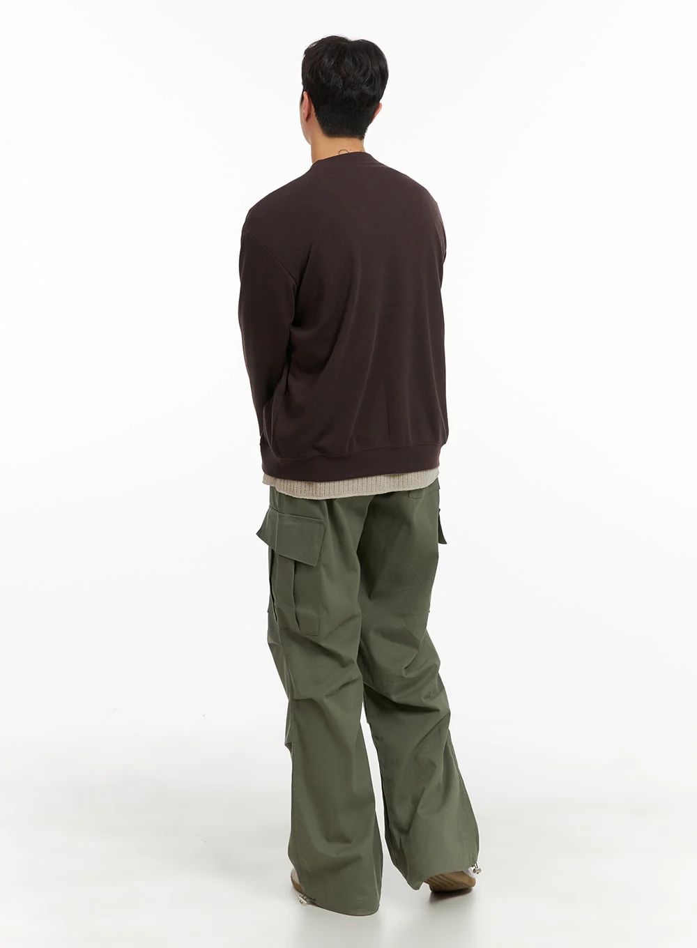 Men's Solid Cotton Cardigan IA402 - Image 6