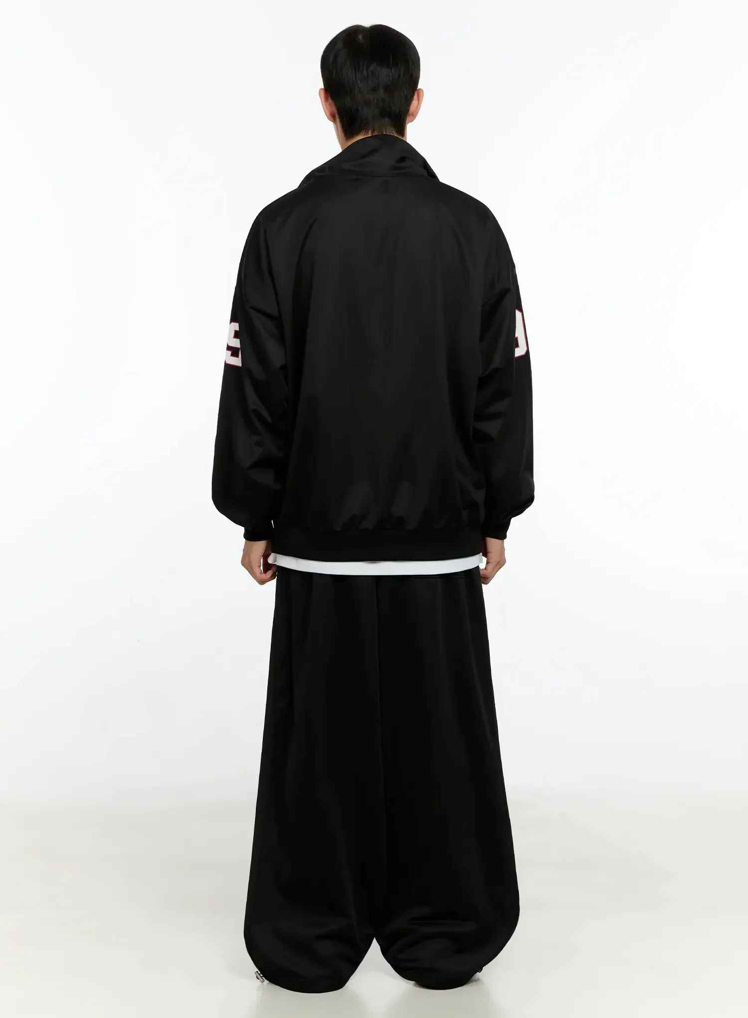 Men's Sports Graphic Wide Pants IN525 - Image 15