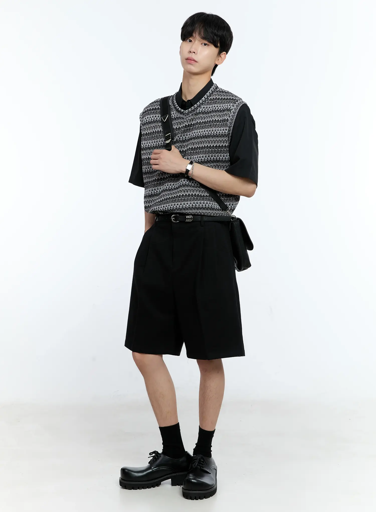 Men's Statement Ring Belt IG501 - Image 4