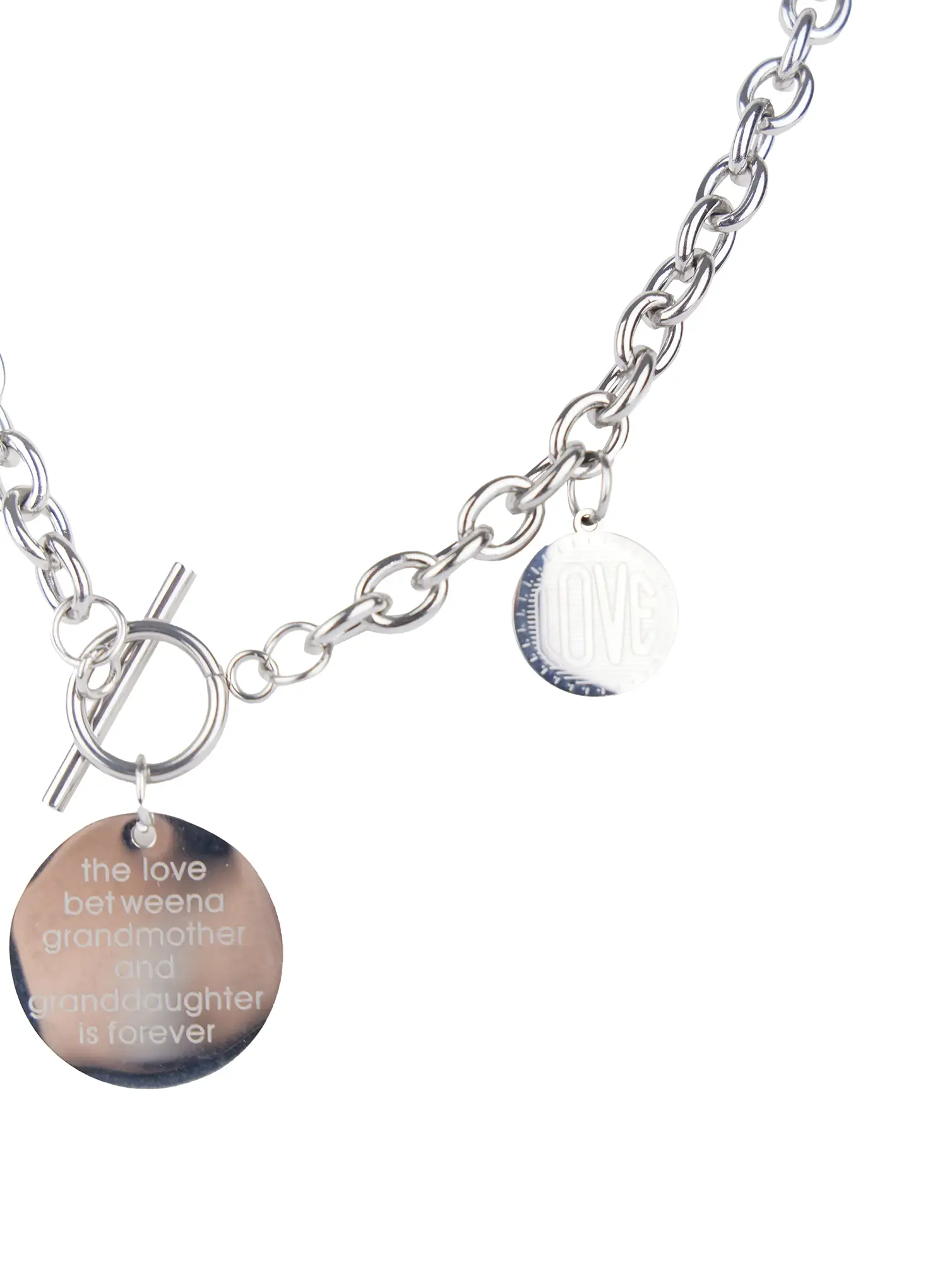 Men's Steel Chain Necklace IL518 - Image 10