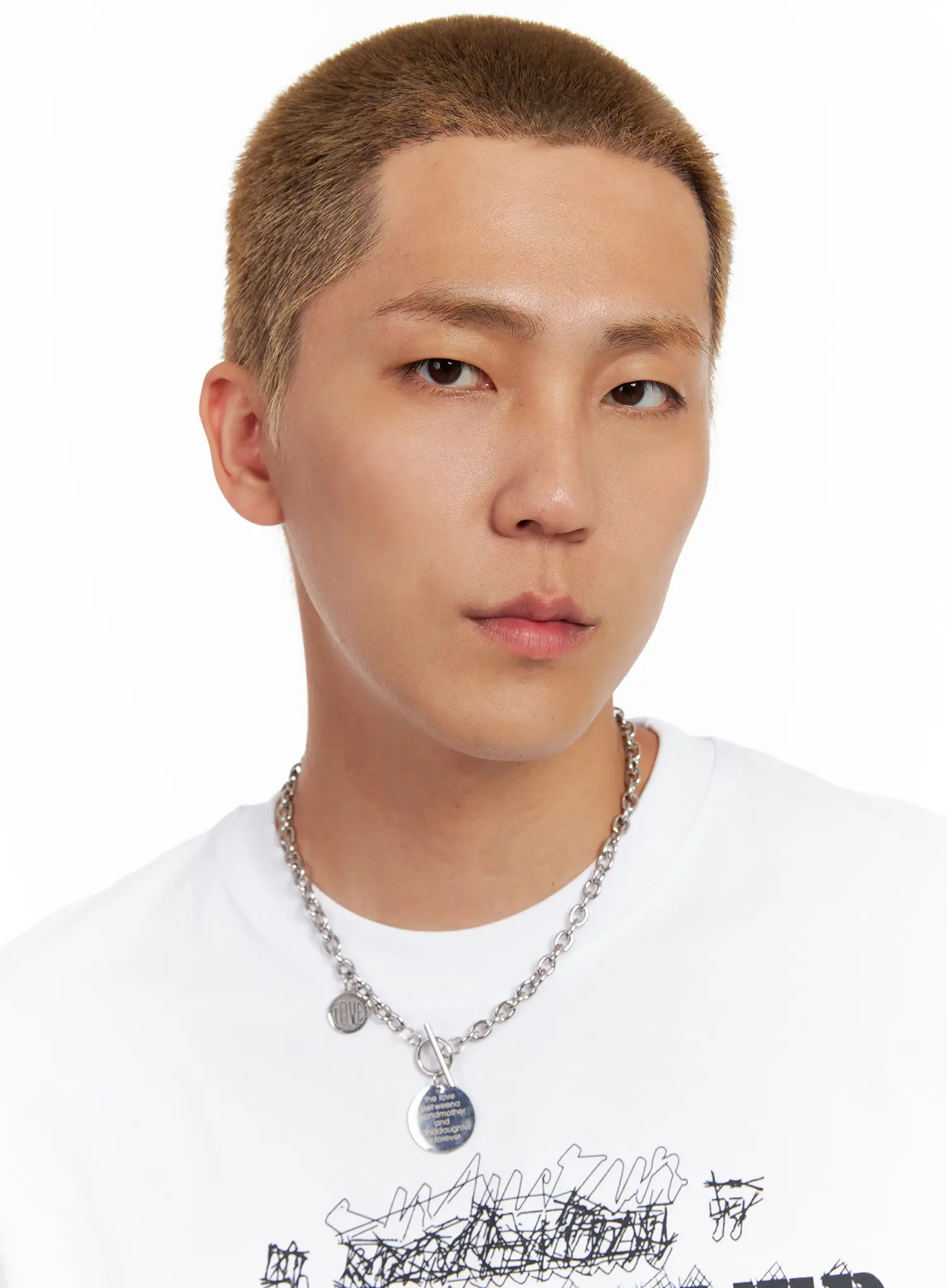 Men's Steel Chain Necklace IL518 - Image 4