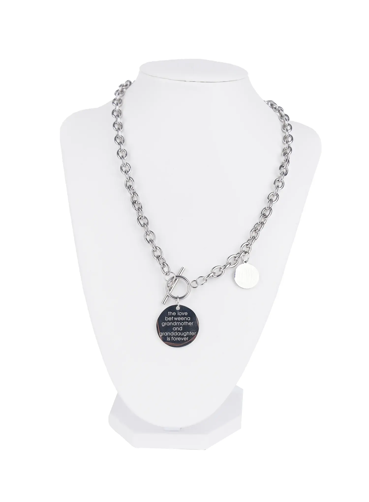 Men's Steel Chain Necklace IL518 - Image 8