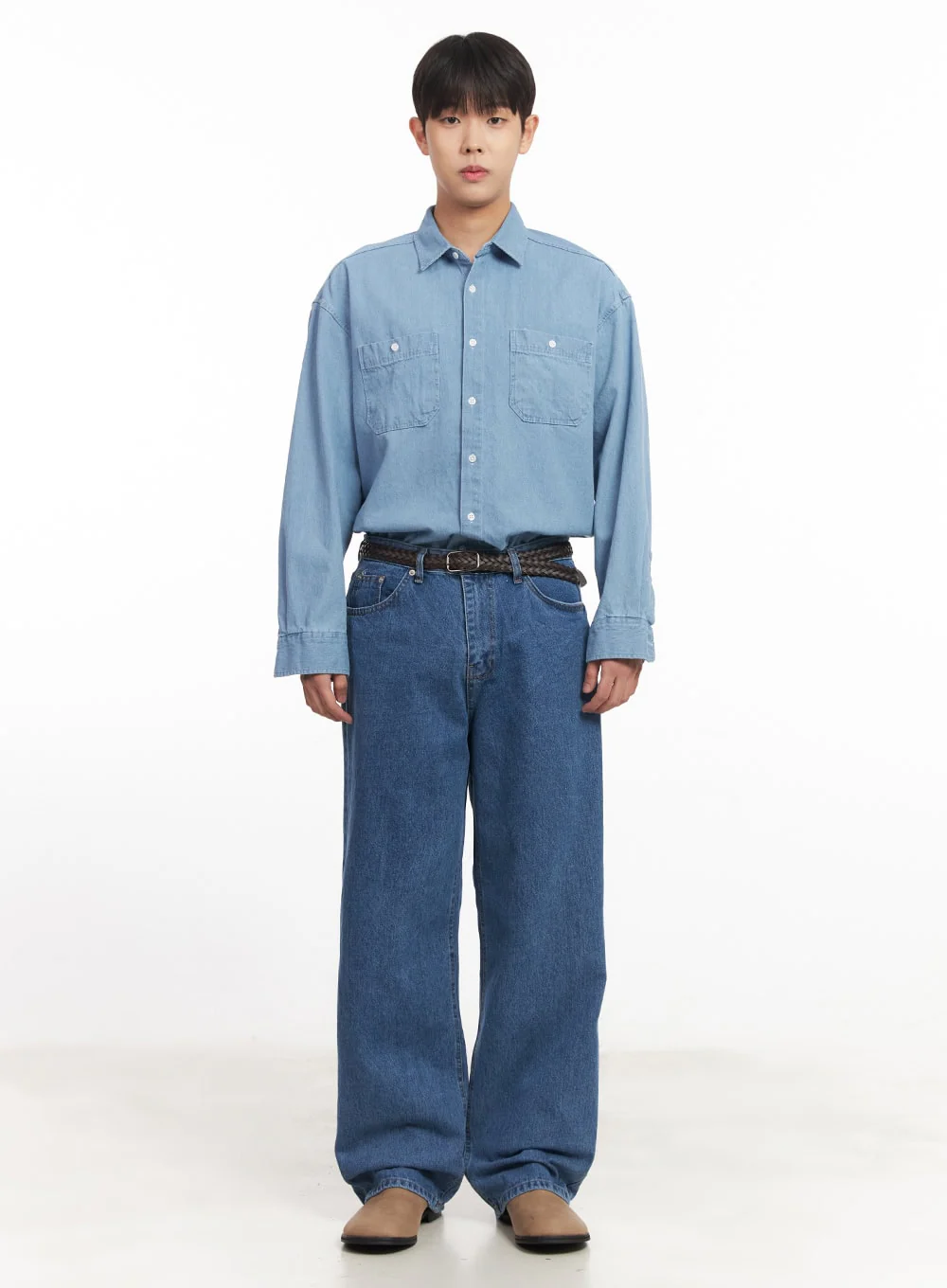 Men's Straight-Leg Jeans IM527 - Image 5