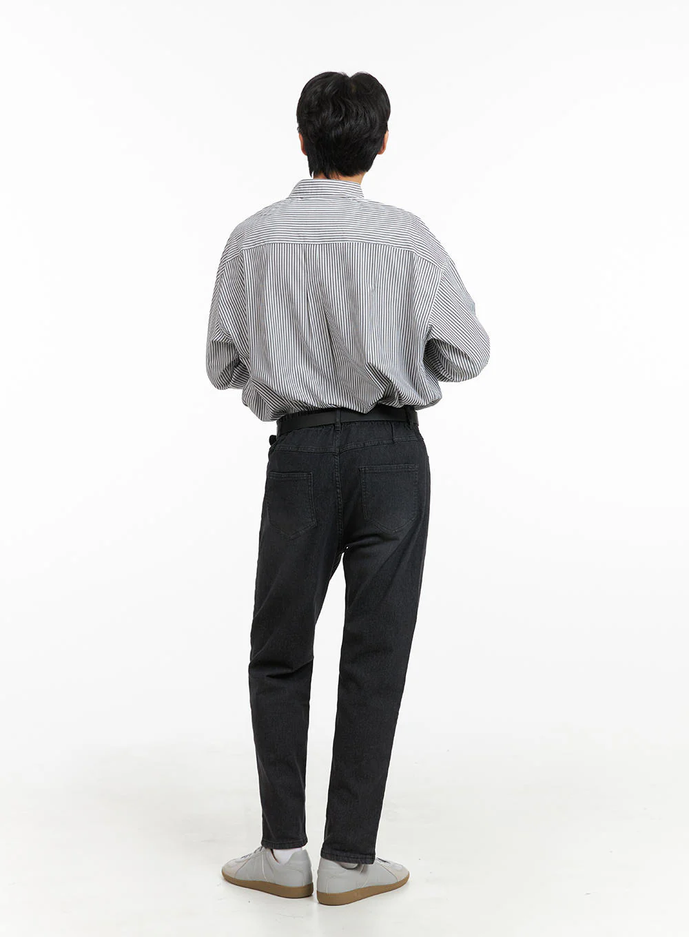 Men's Stripe Collared Shirt IA402 - Image 7