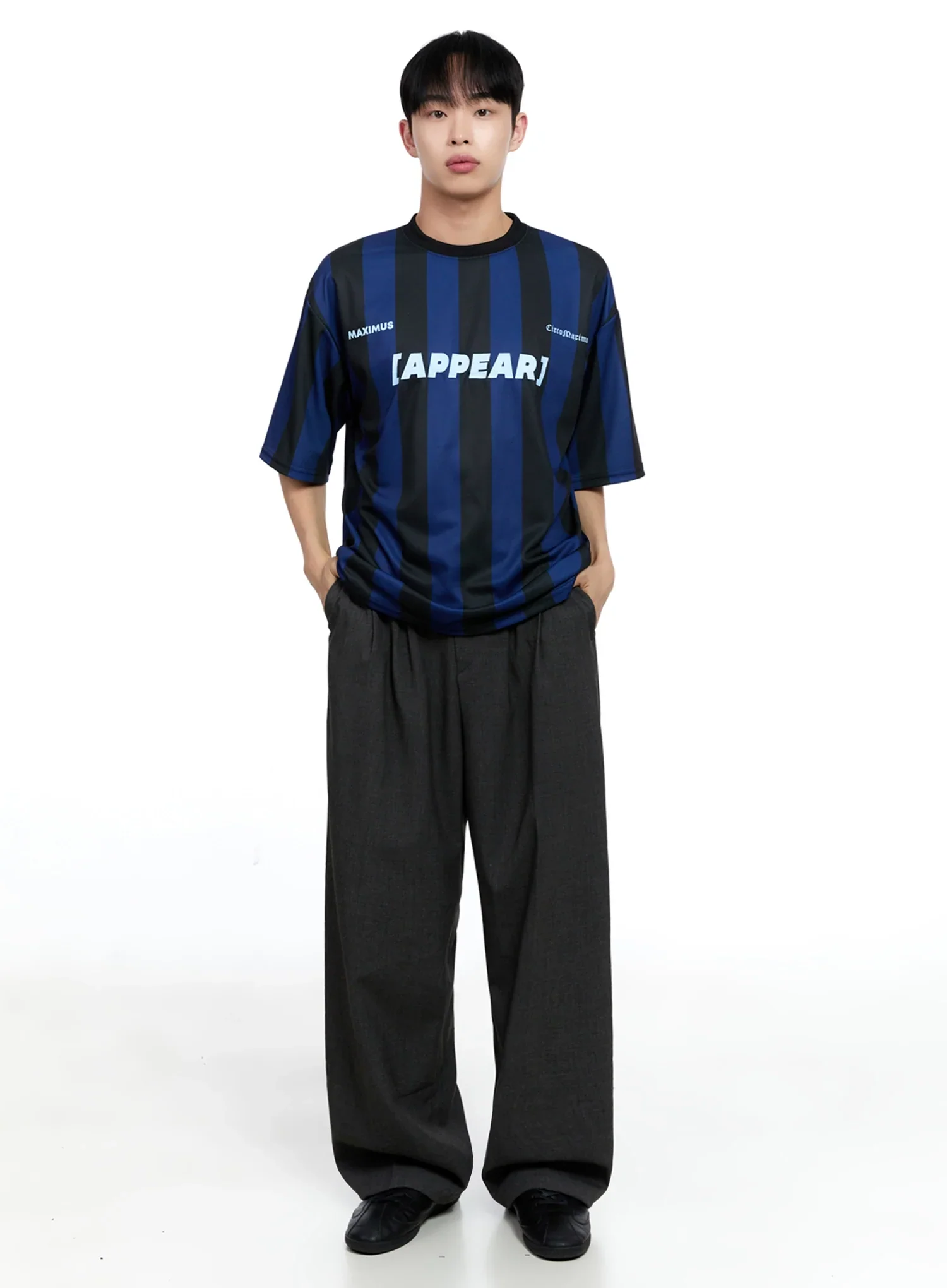 Men's Stripe Jersey Tee IG520 - Image 6