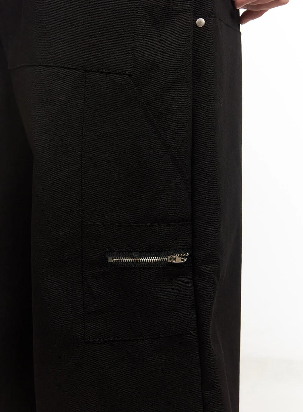 Men's Stud Cotton Wide-Leg Pants IM528 - Image 6