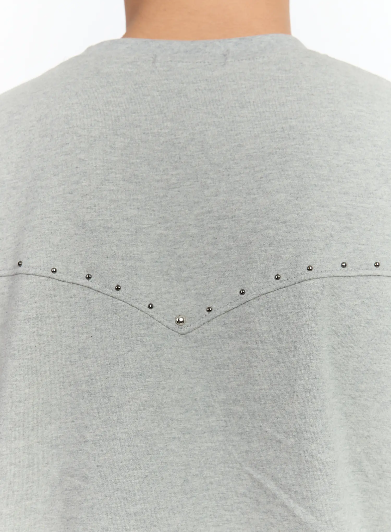 Men's Studded Short Sleeve Tee IA507 - Image 11